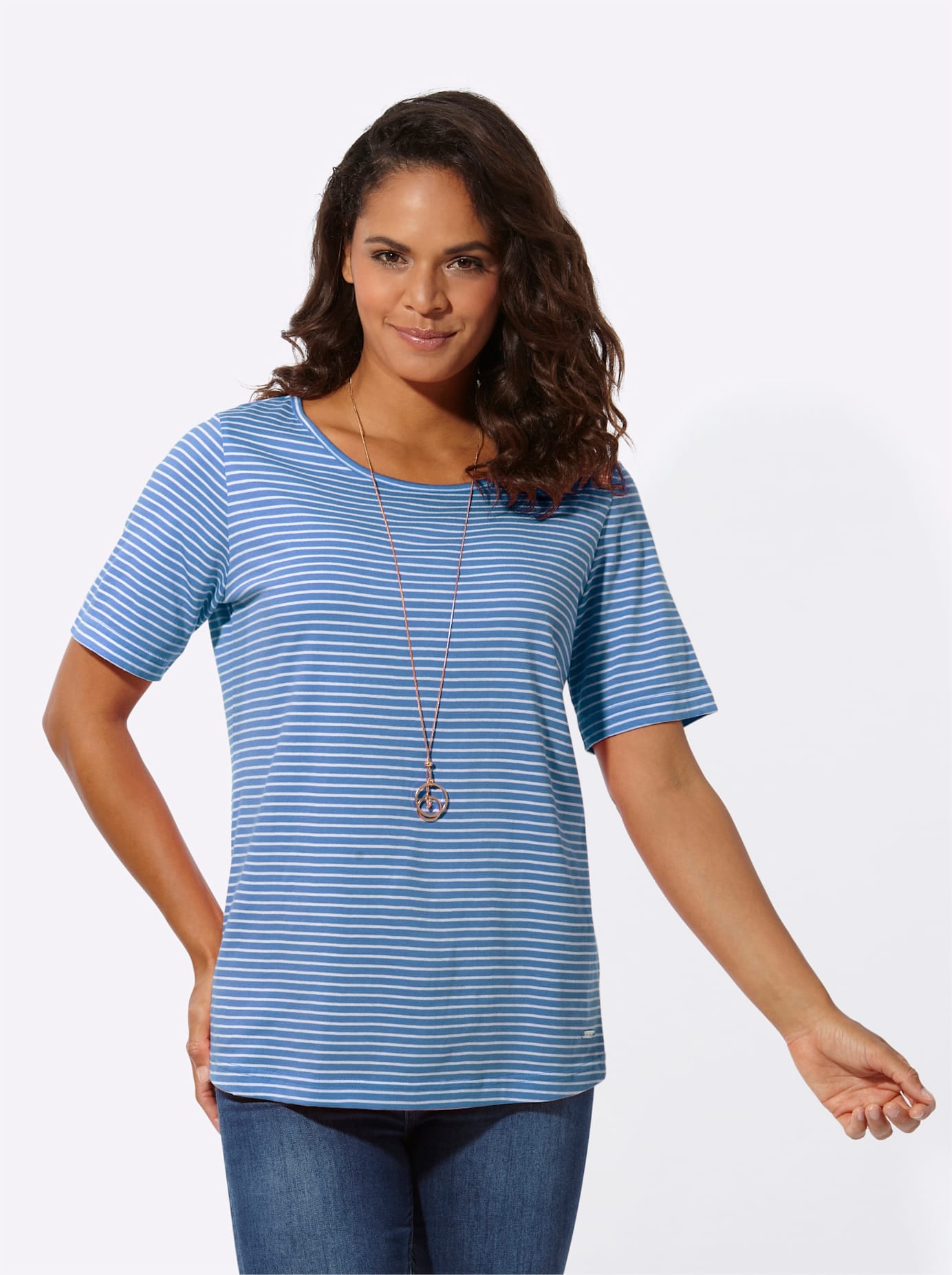 Casual Looks Kurzarmshirt »Ringelshirt«, (1 tlg.) von Casual Looks