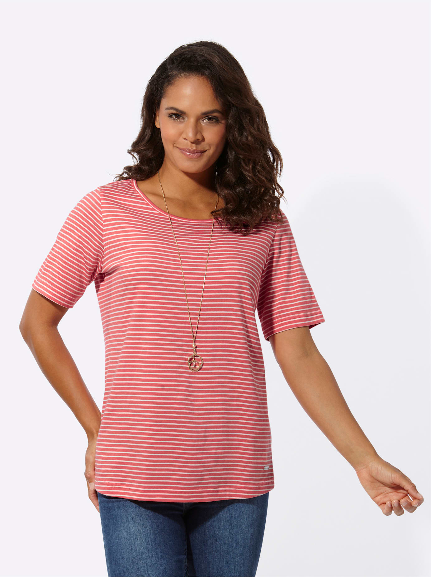 Casual Looks Kurzarmshirt »Ringelshirt«, (1 tlg.) von Casual Looks