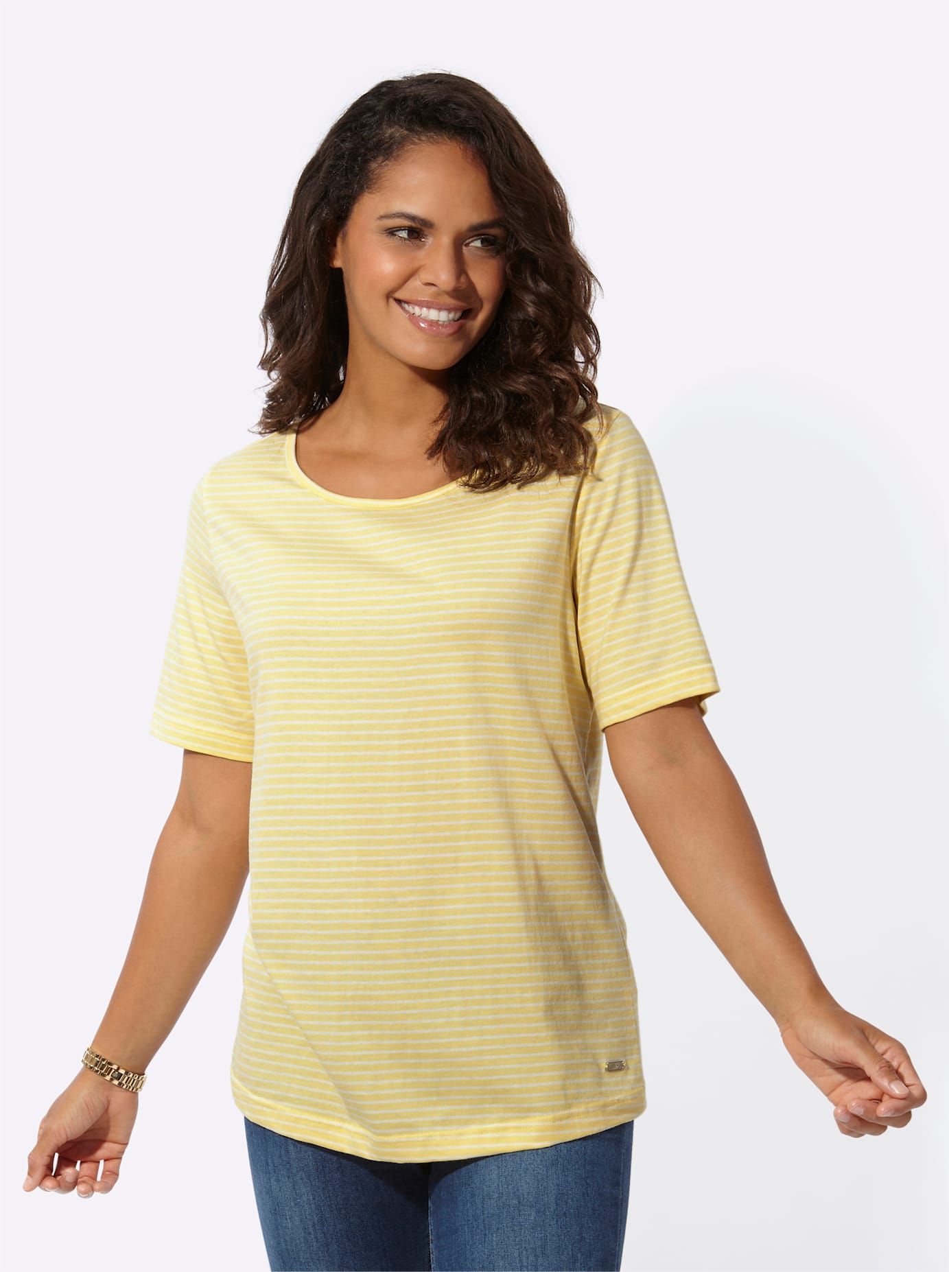 Casual Looks Kurzarmshirt »Ringelshirt«, (1 tlg.) von Casual Looks
