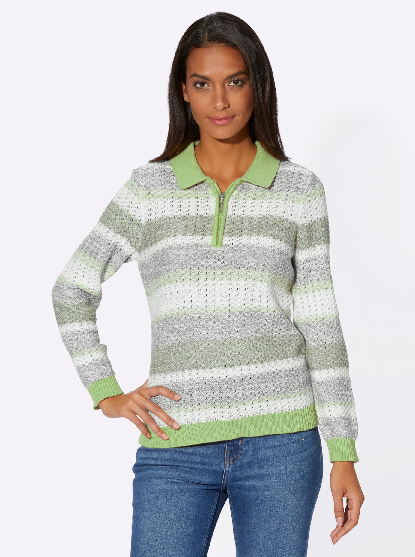 Casual Looks Polokragenpullover »Polopullover« von Casual Looks