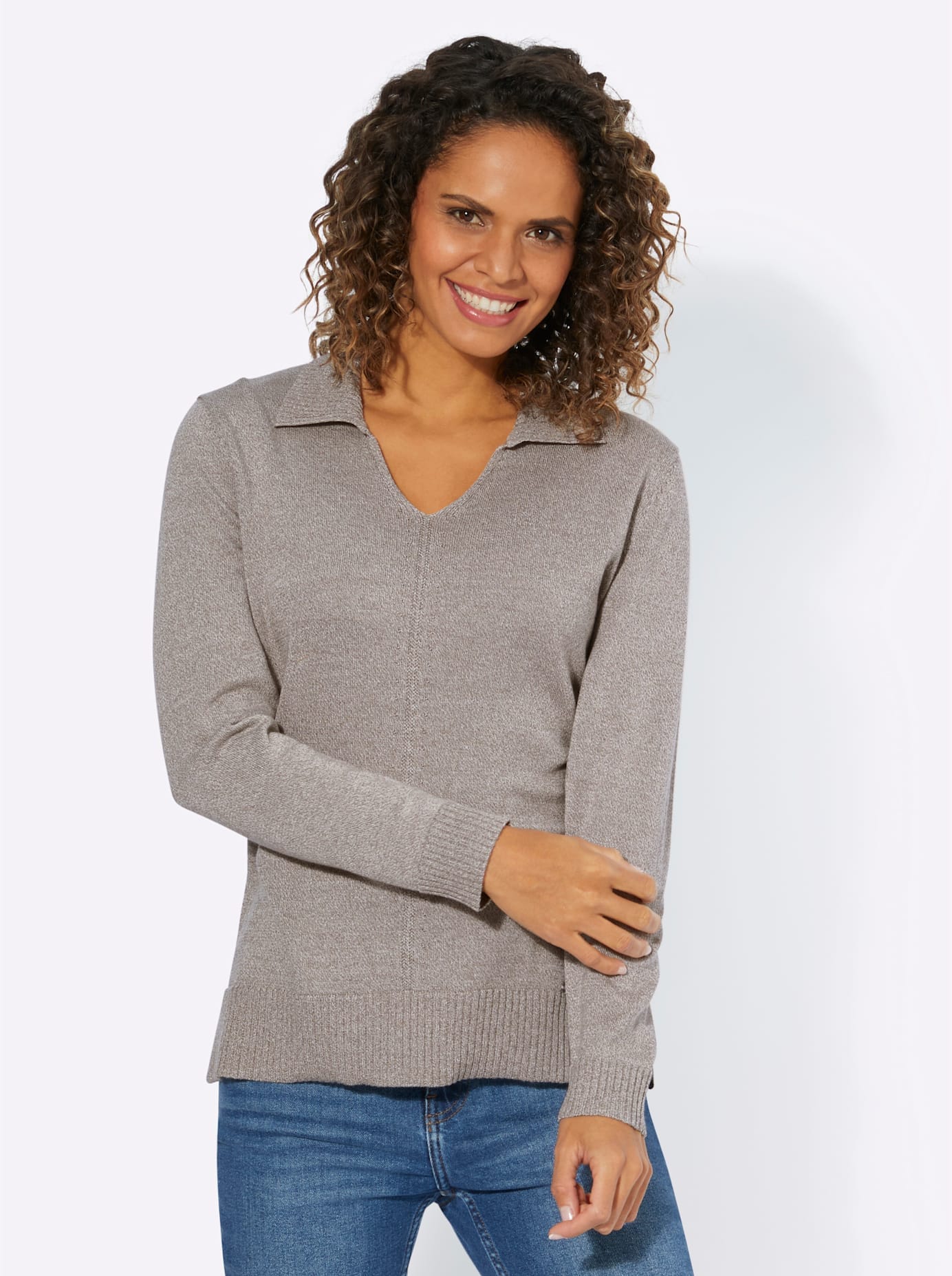 Casual Looks Polokragenpullover »Polopullover« von Casual Looks