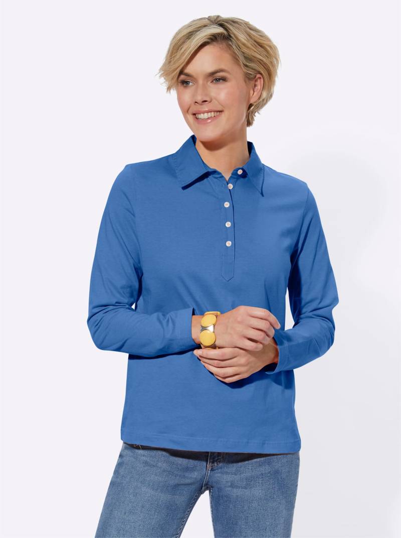 Casual Looks Langarm-Poloshirt »Poloshirt«, (1 tlg.) von Casual Looks