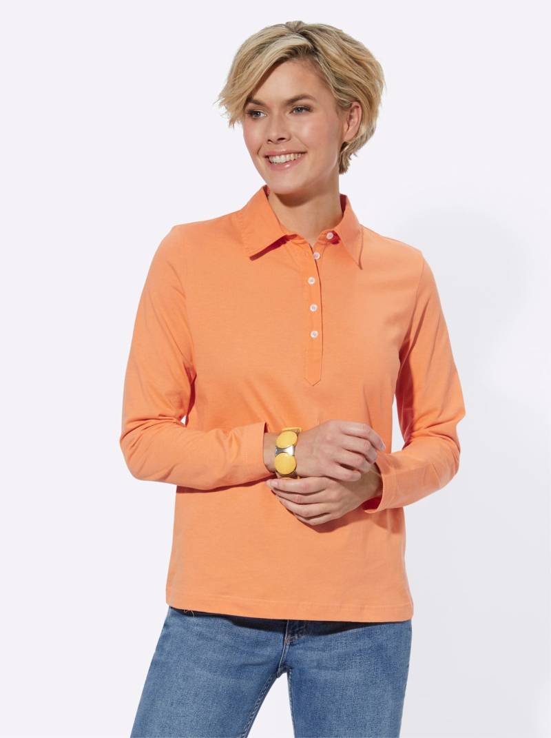 Casual Looks Langarm-Poloshirt »Poloshirt«, (1 tlg.) von Casual Looks