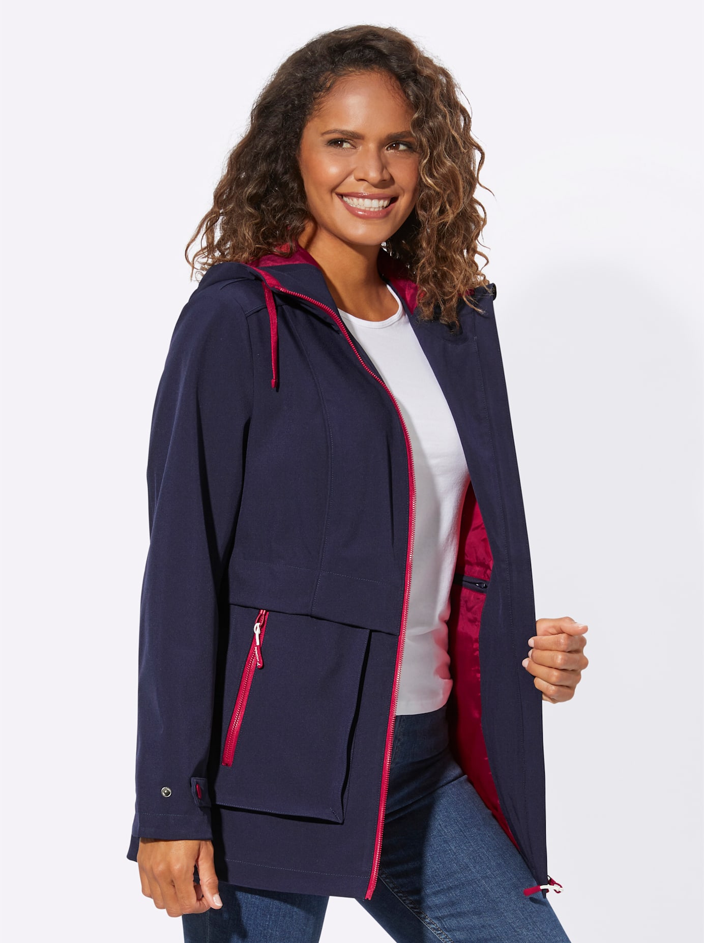 Casual Looks Softshelljacke, mit Kapuze von Casual Looks