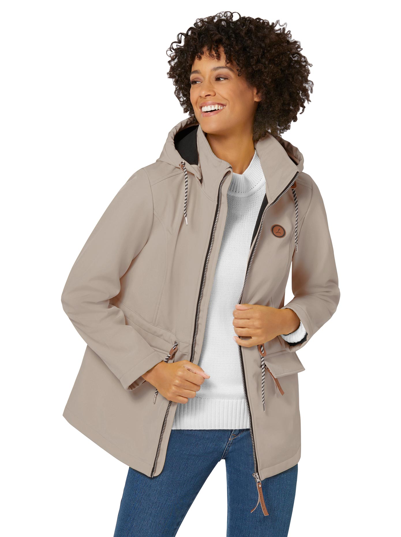 Casual Looks Softshelljacke, mit Kapuze von Casual Looks