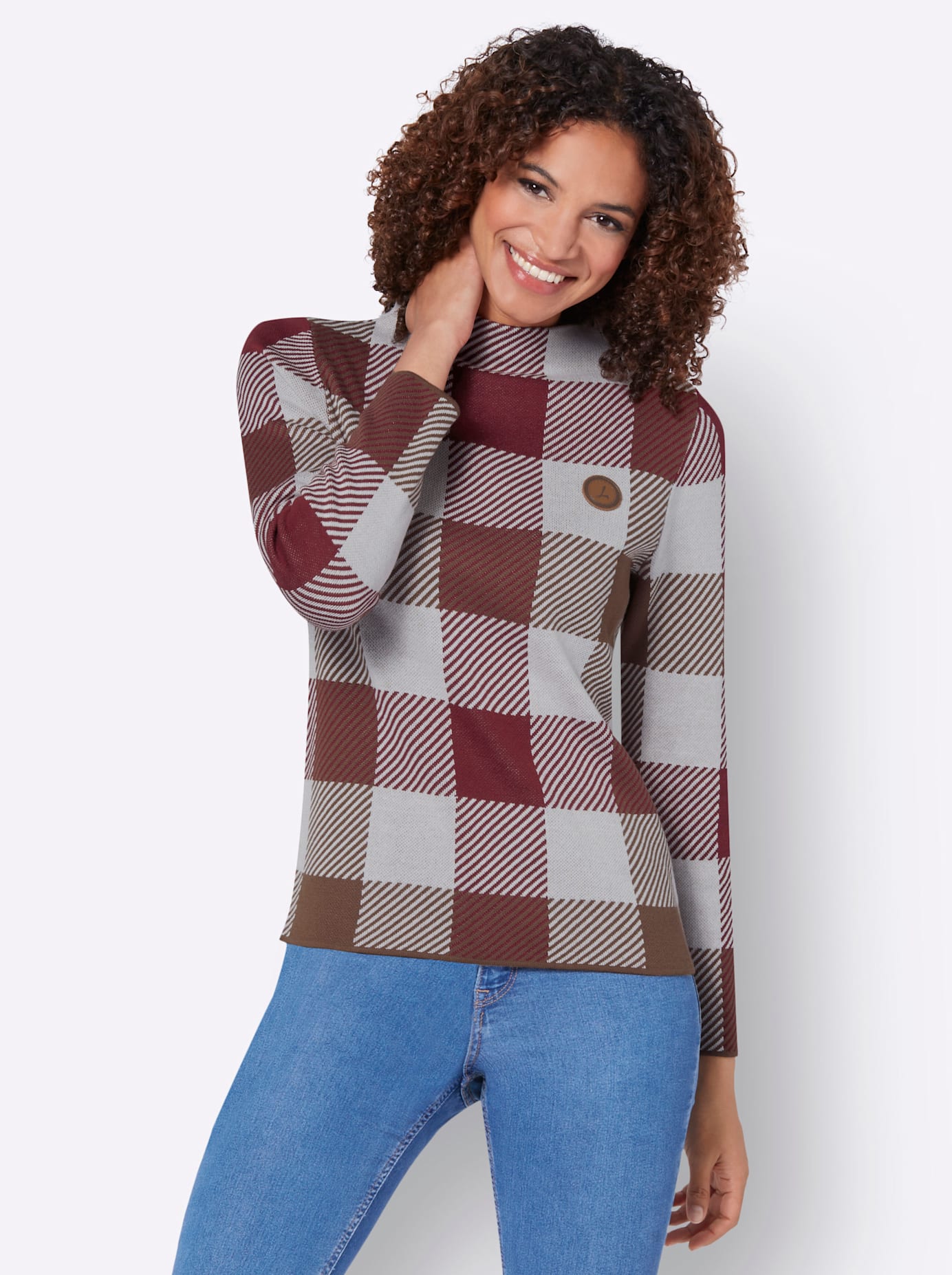 Casual Looks Stehkragenpullover »Pullover« Casual Looks Stehkragenpullover »Pullover« von Casual Looks