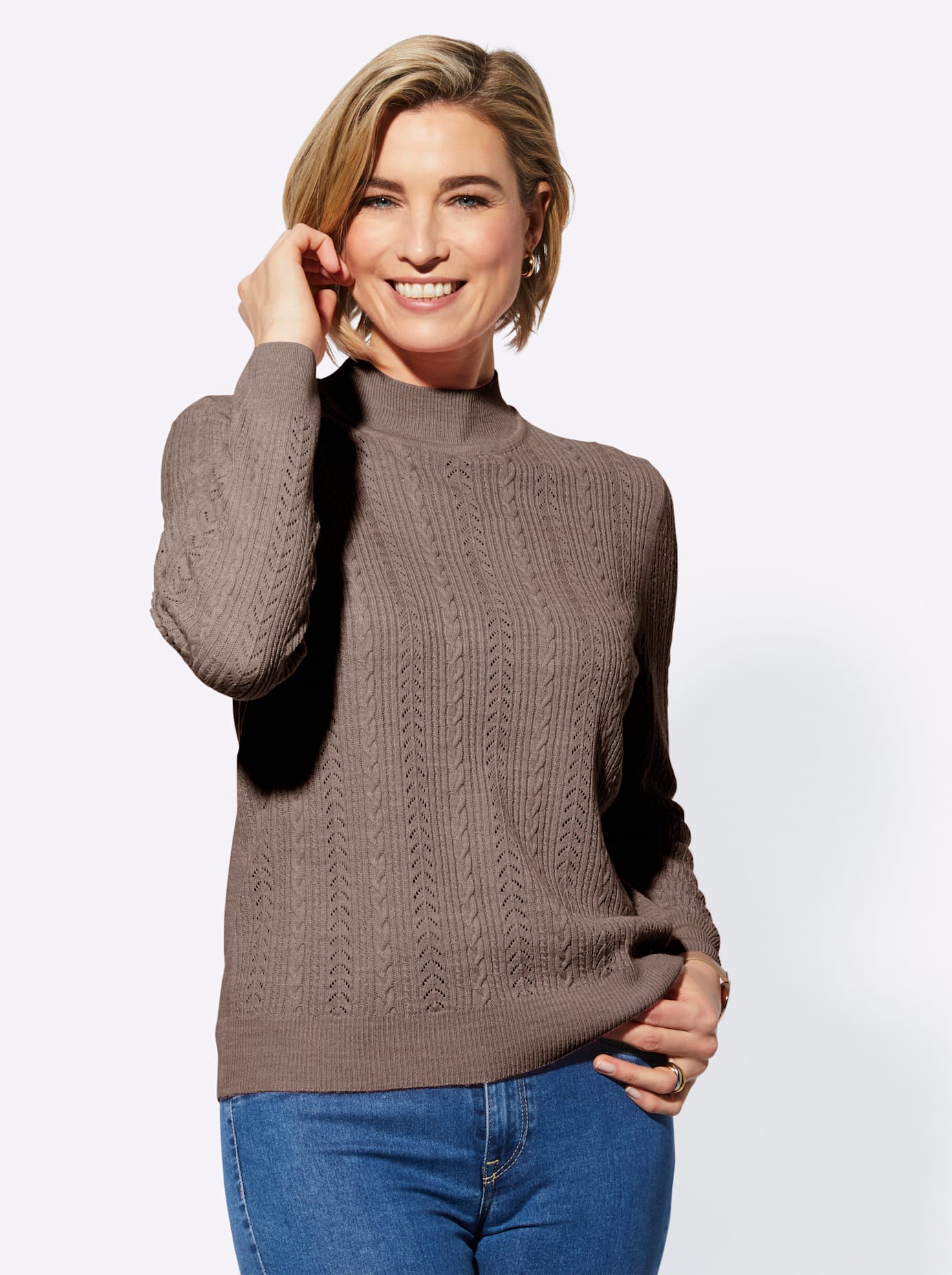 Casual Looks Stehkragenpullover »Pullover« von Casual Looks