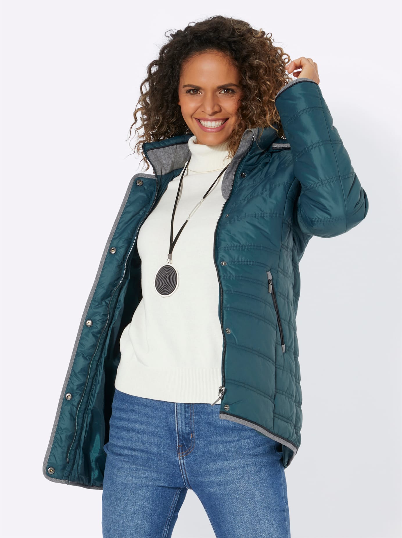 Casual Looks Steppjacke, mit Kapuze von Casual Looks