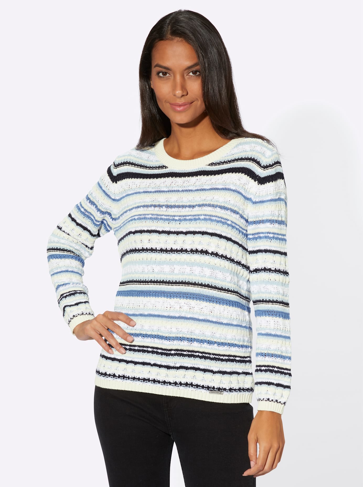 Casual Looks Streifenpullover »Pullover« von Casual Looks