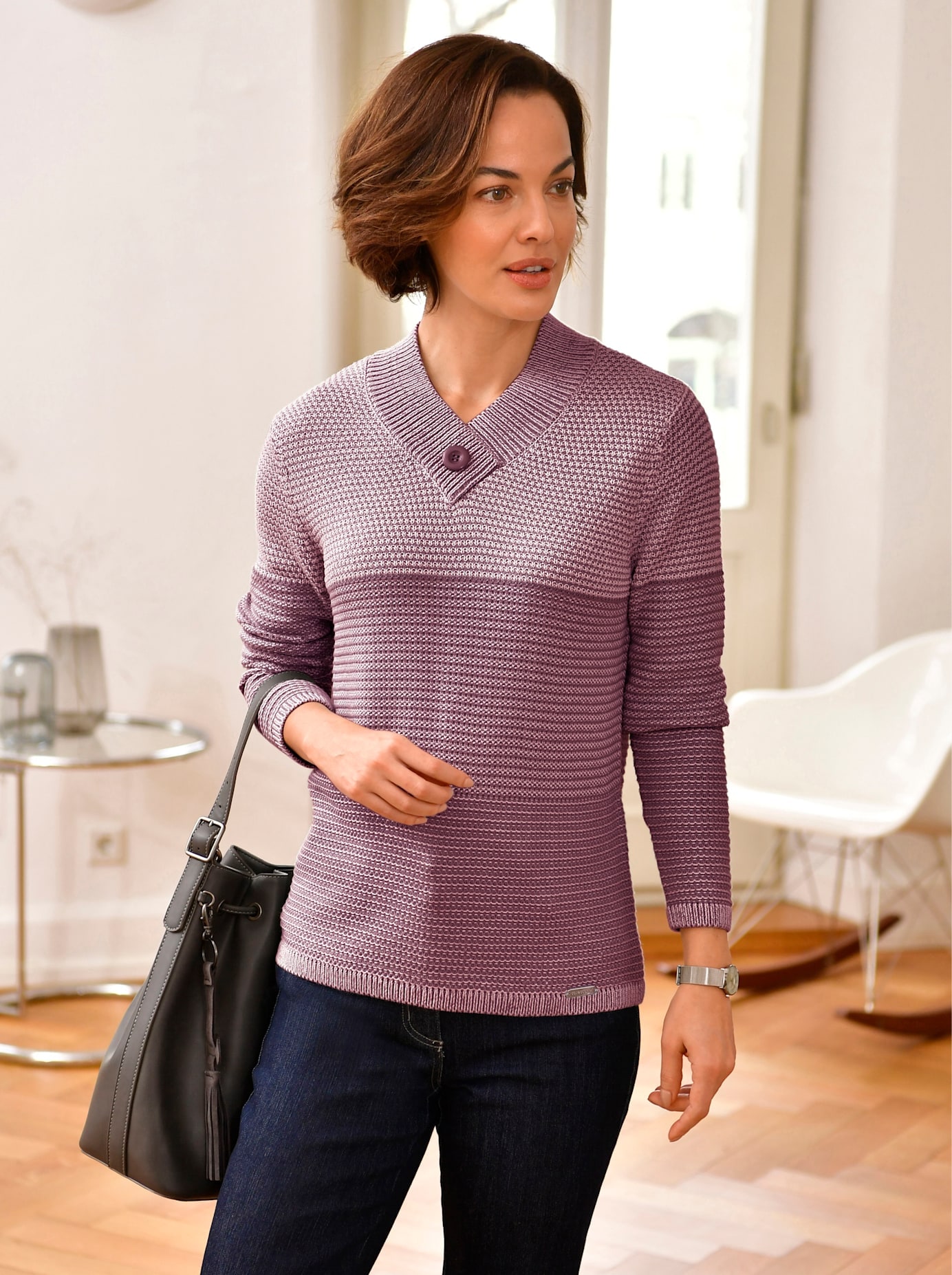 Casual Looks V-Ausschnitt-Pullover »Pullover« von Casual Looks