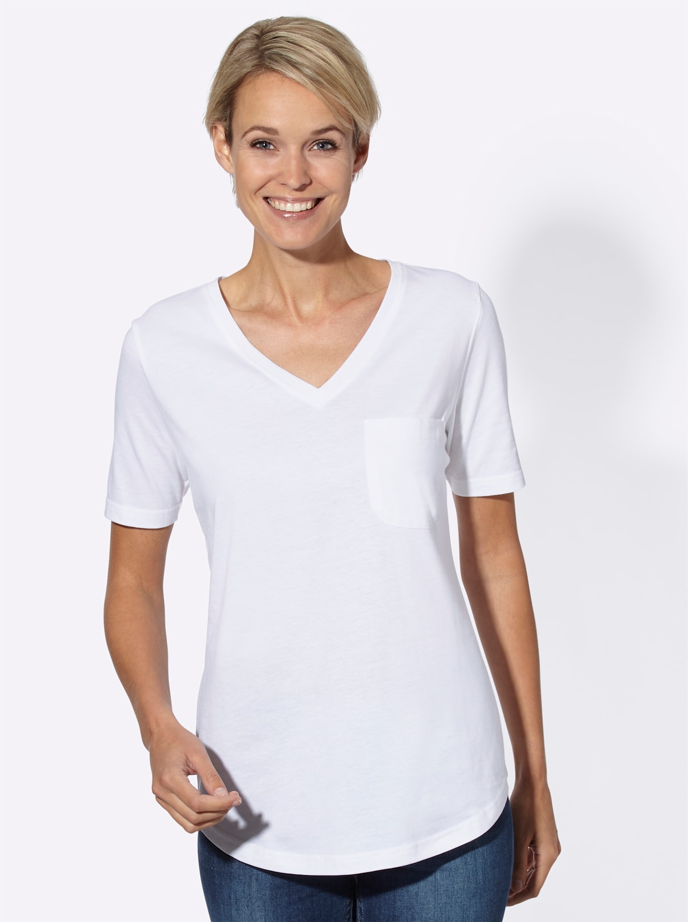 Casual Looks V-Shirt »Shirt«, (1 tlg.) von Casual Looks