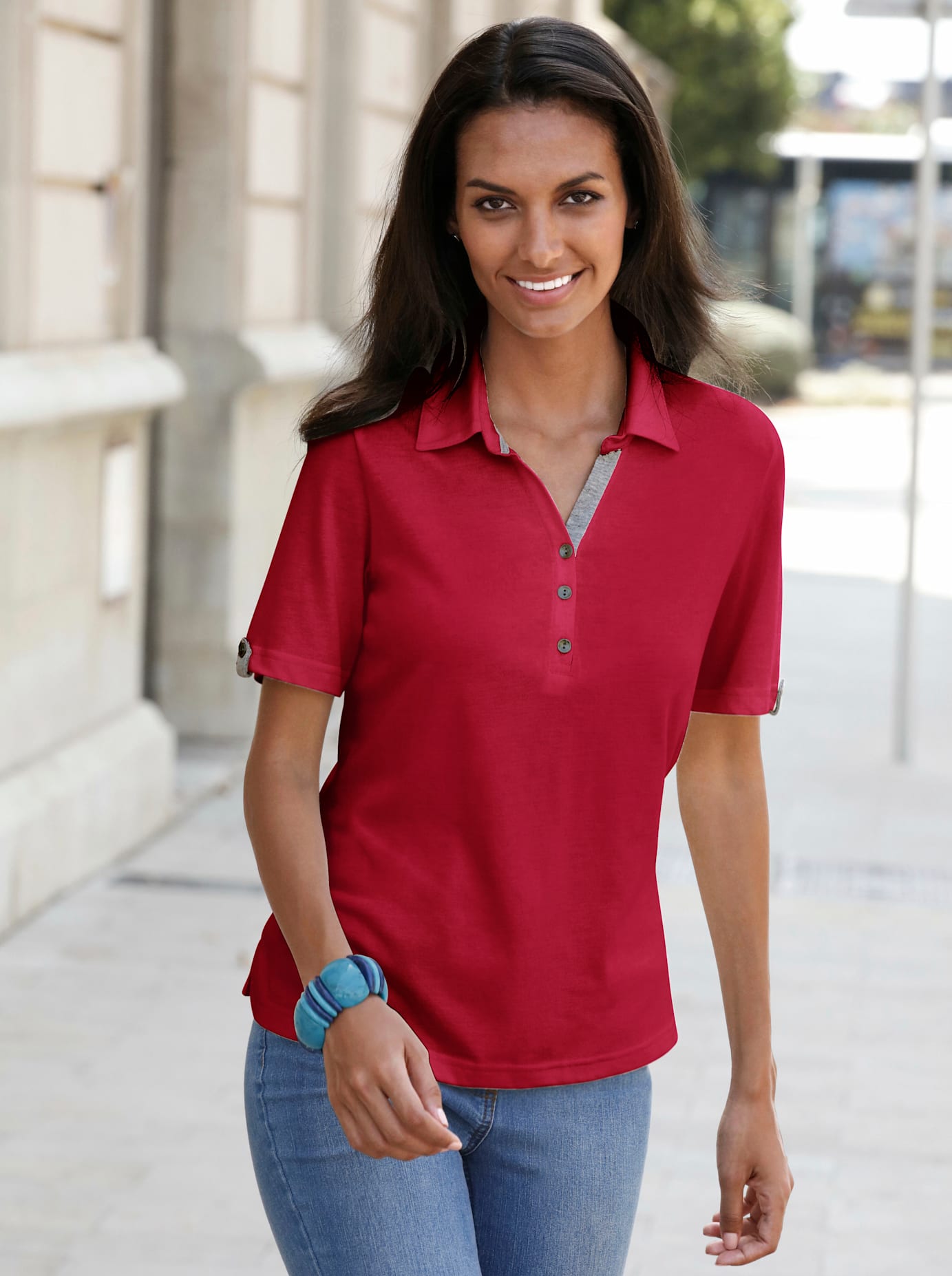 Poloshirt »Poloshirt« Poloshirt »Poloshirt« von Casual Looks