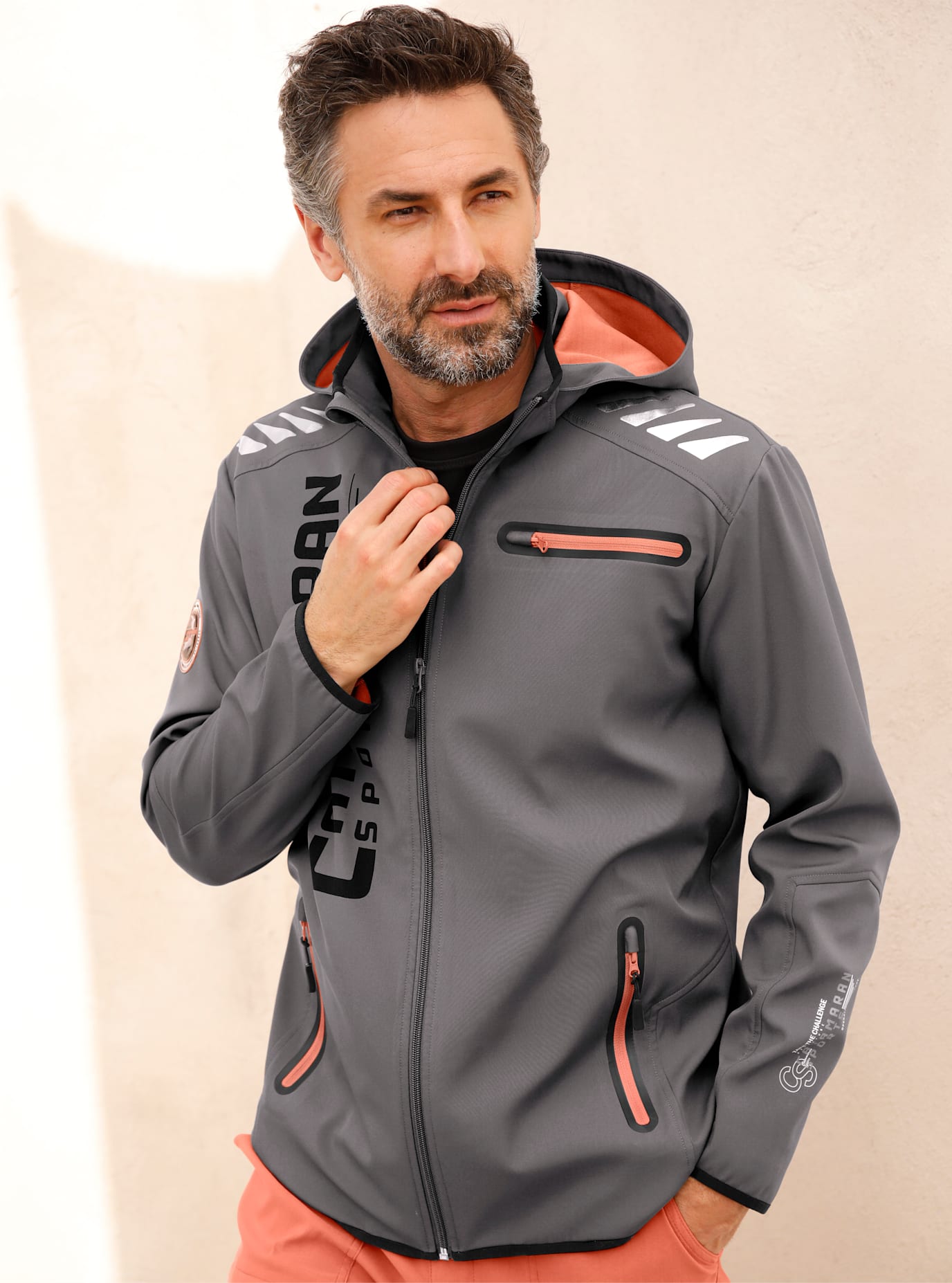 Catamaran Softshelljacke, mit Kapuze Catamaran Softshelljacke, mit Kapuze von Catamaran