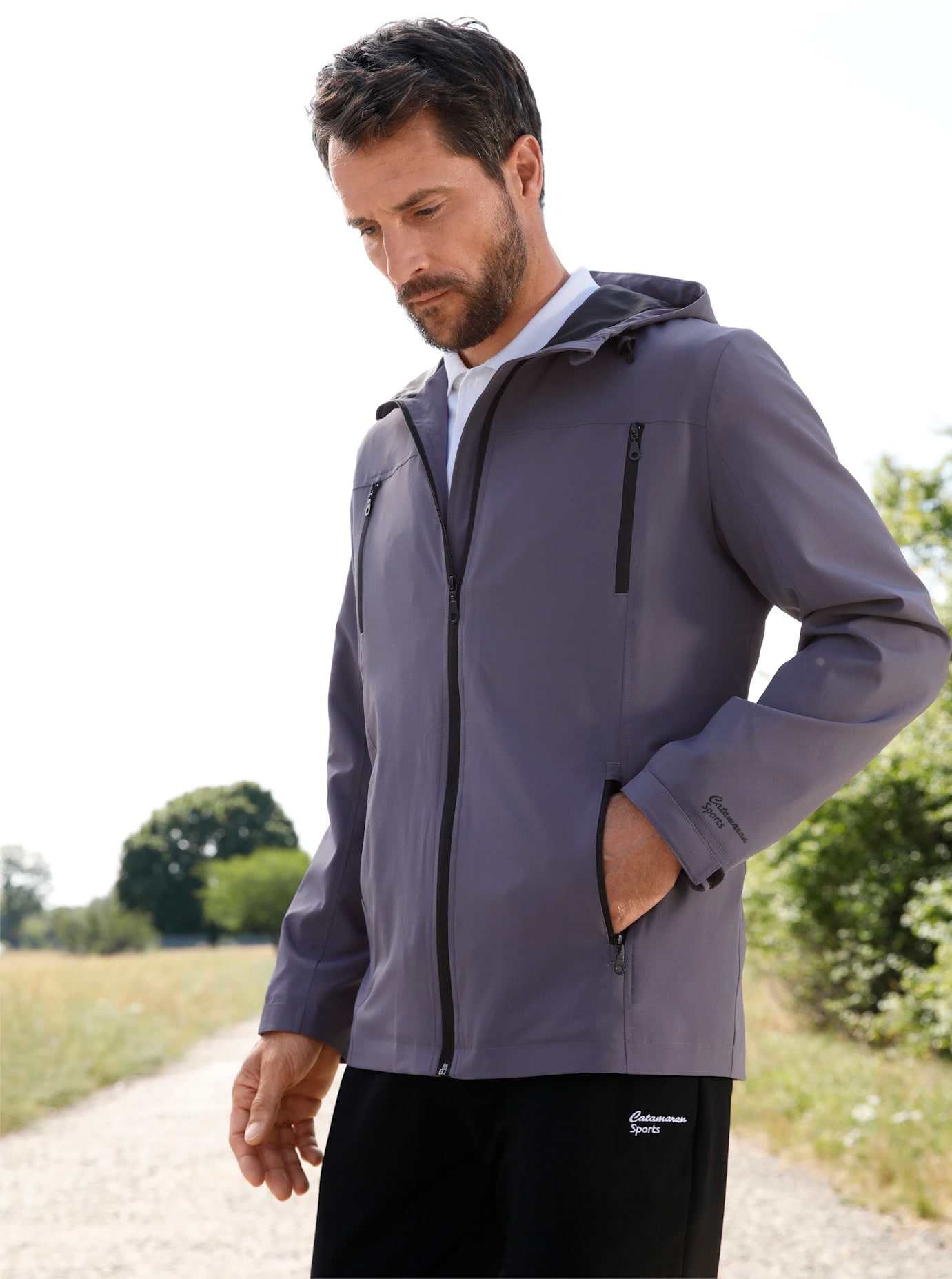 Catamaran Softshelljacke, mit Kapuze von Catamaran