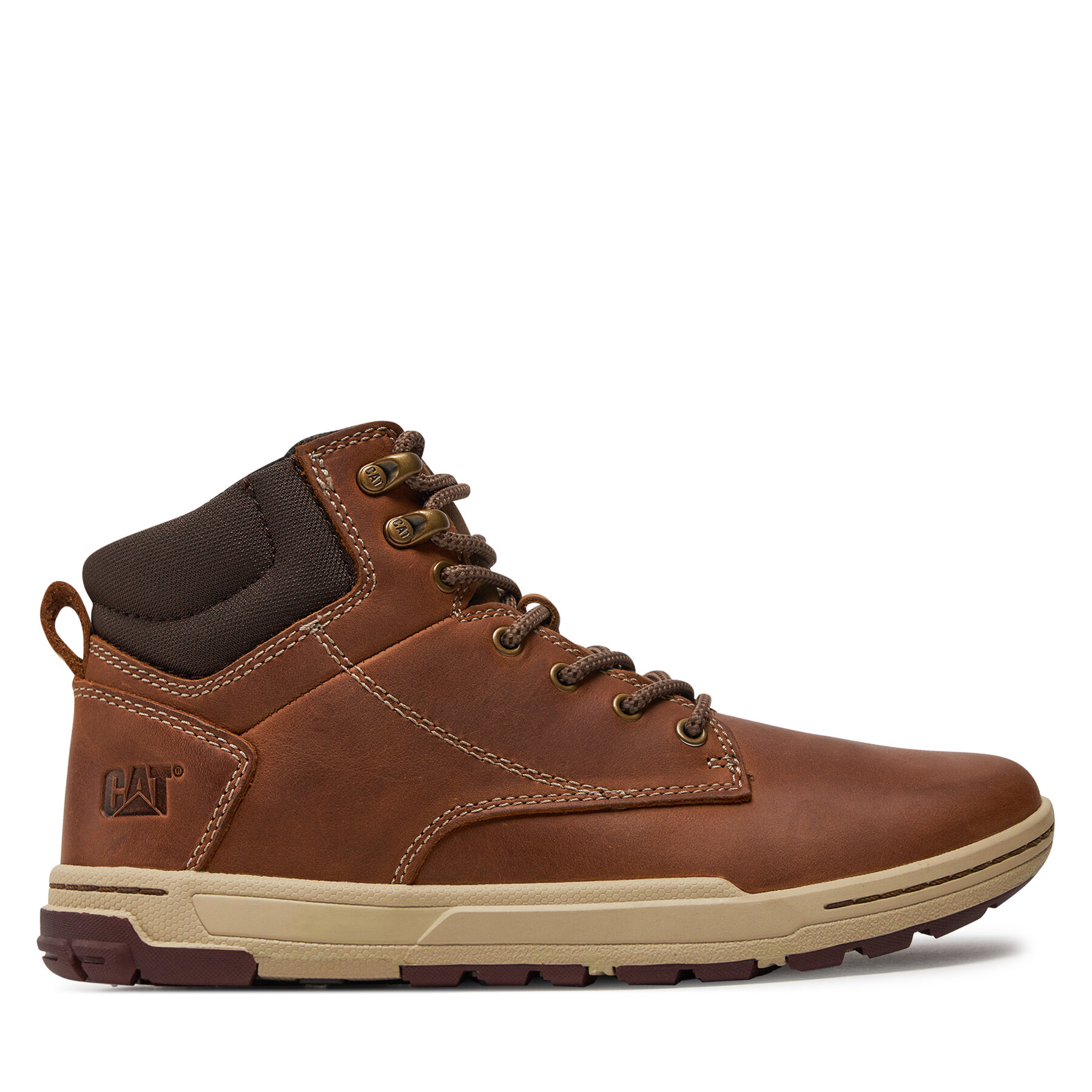 Schnürschuhe CATerpillar Colfax Mid P716680 Dark Beige von Caterpillar