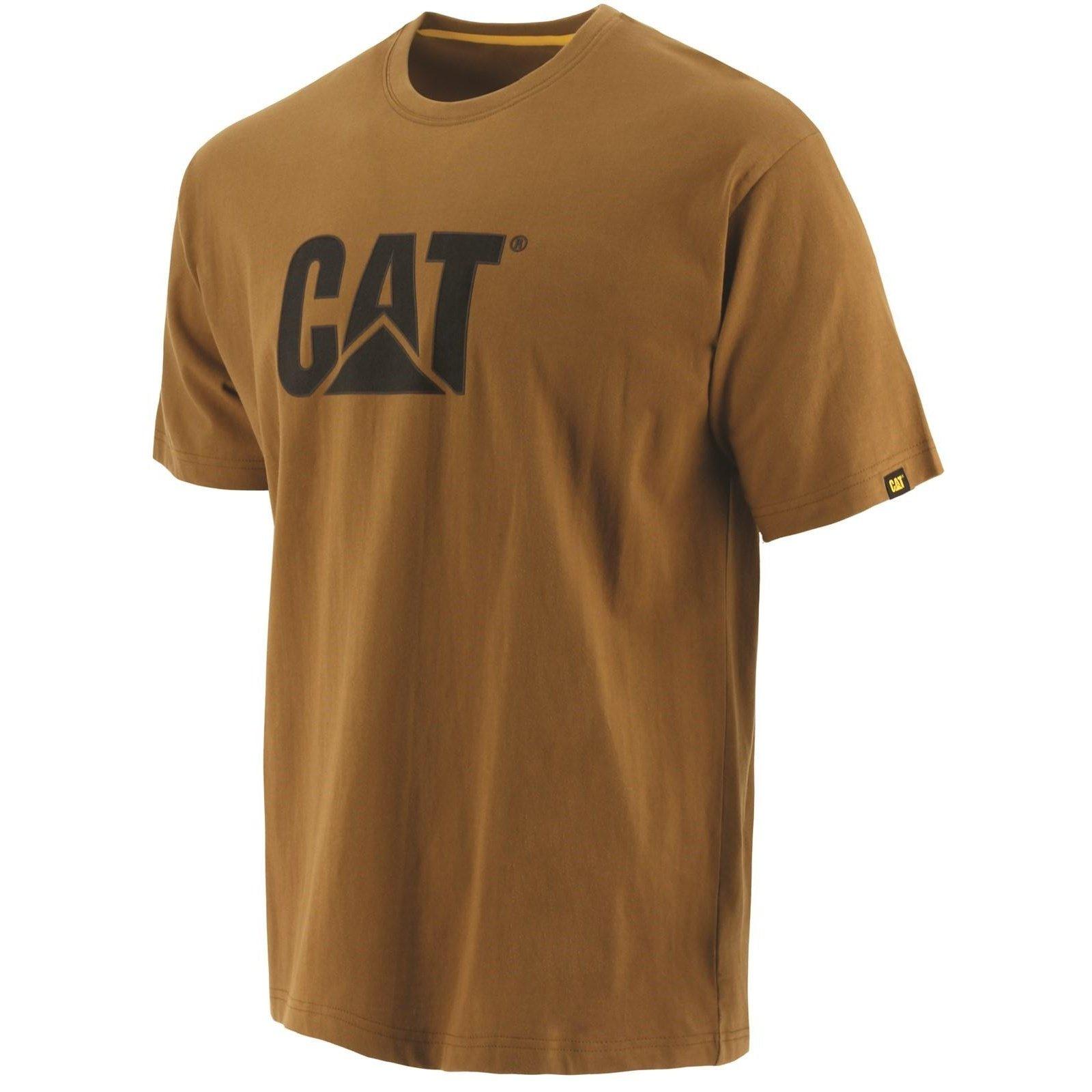Tshirt Mit Logo Herren Bronze M von Caterpillar