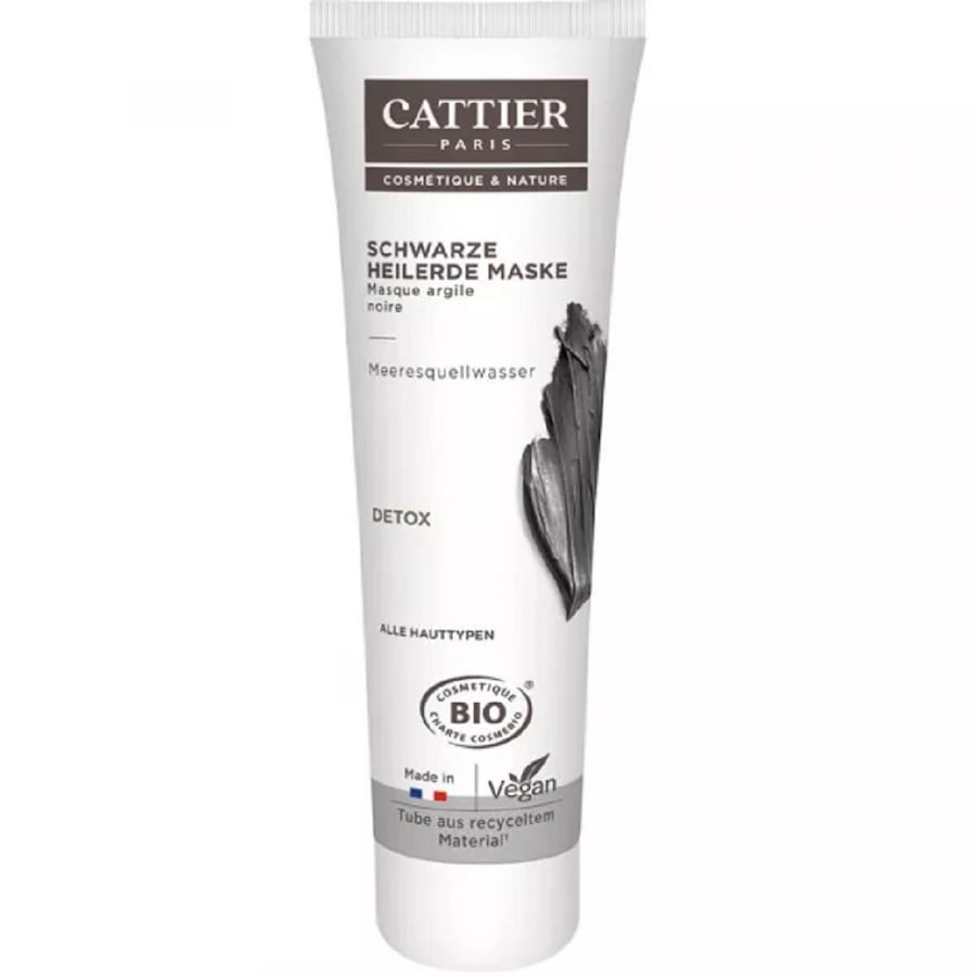 Cattier  Cattier Schwarze Heilerde Maske - Detox reinigungsmaske 100.0 ml von Cattier