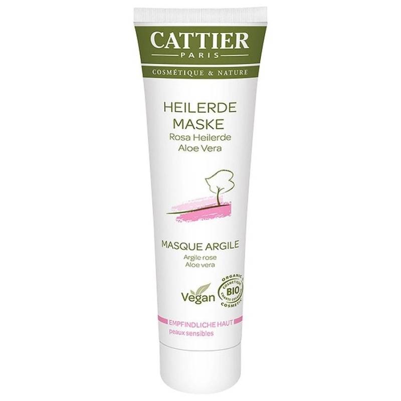 Cattier  Cattier Rosa Heilerde Maske für empfindliche Haut feuchtigkeitsmaske 100.0 ml von Cattier