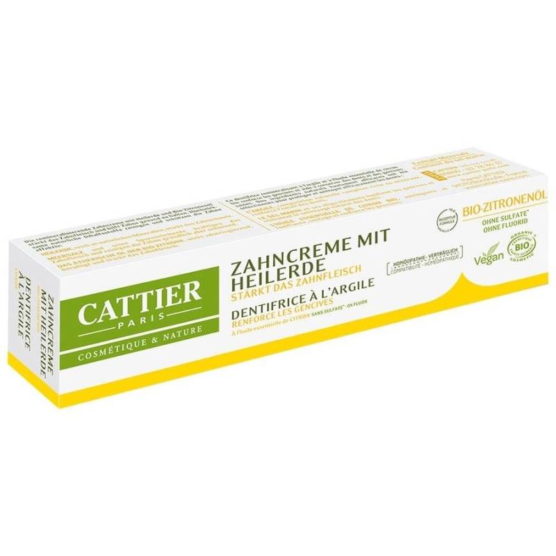 Cattier  Cattier Heilerde Zitrone zahnpasta 75.0 ml von Cattier