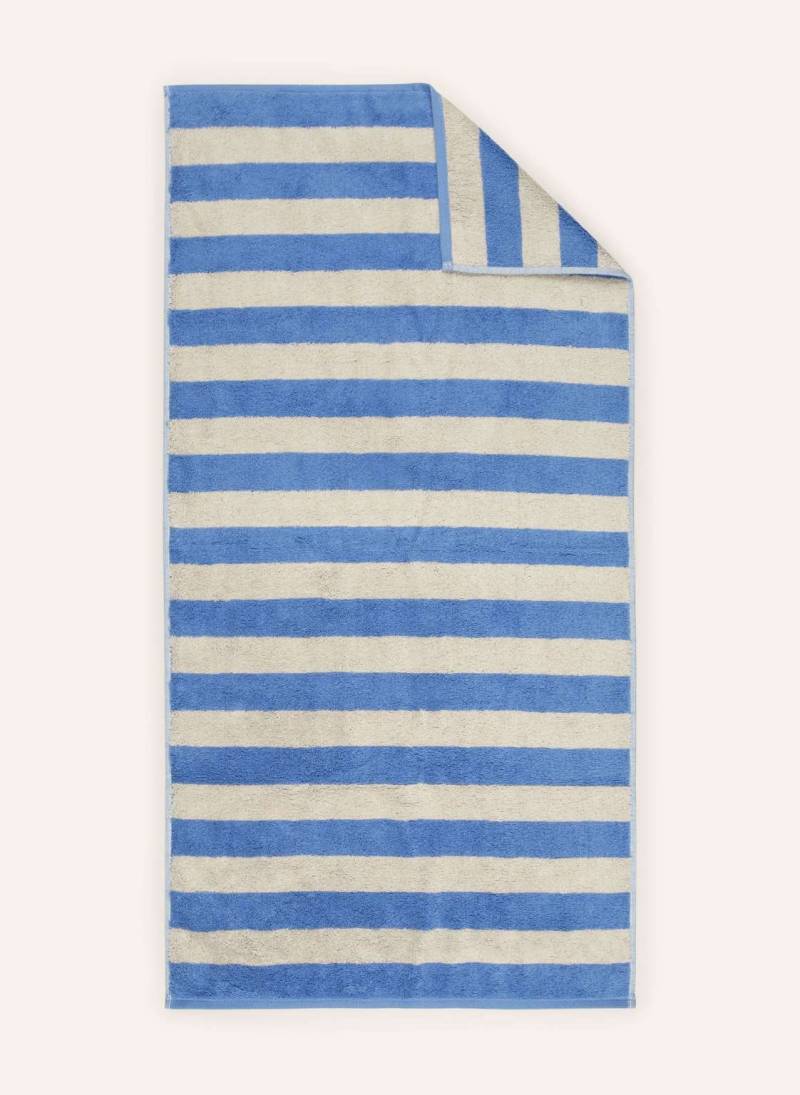 Cawö Handtuch Lines blau von Cawö