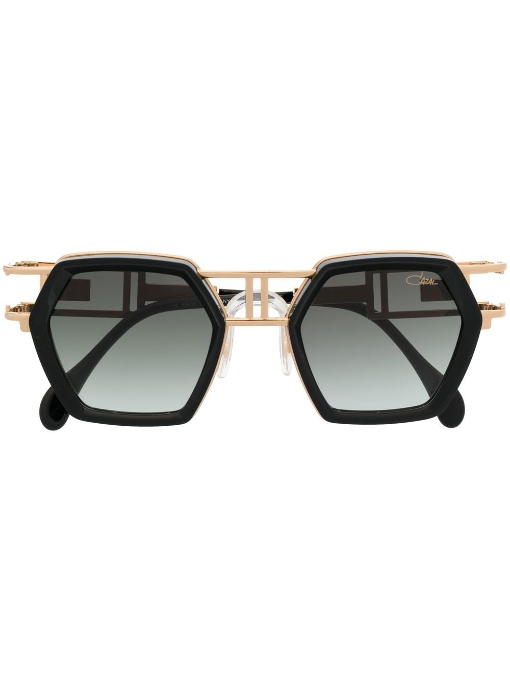 Cazal 6770 geometric-frame sunglasses - Black von Cazal