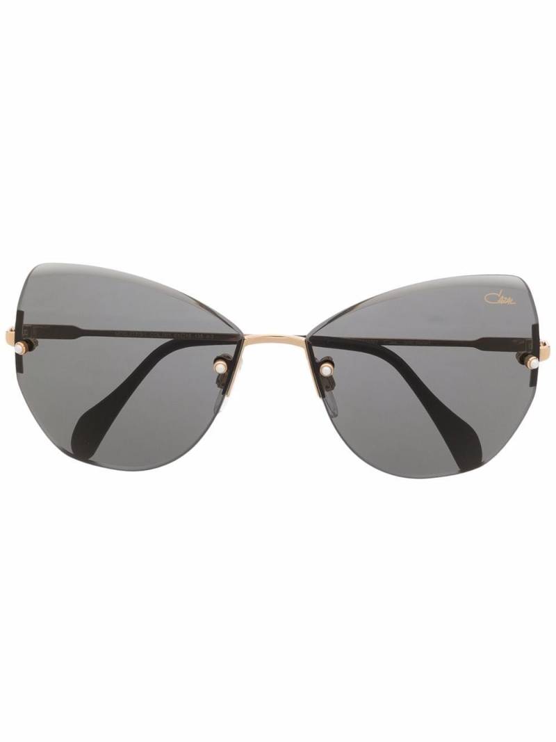 Cazal frameless cat-eye sunglasses - Black von Cazal