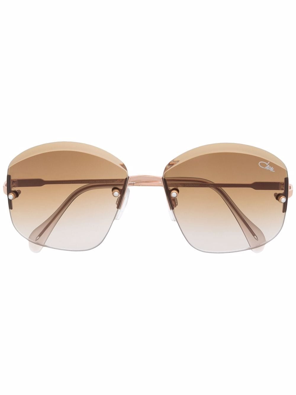 Cazal frameless oversized sunglasses - Pink von Cazal