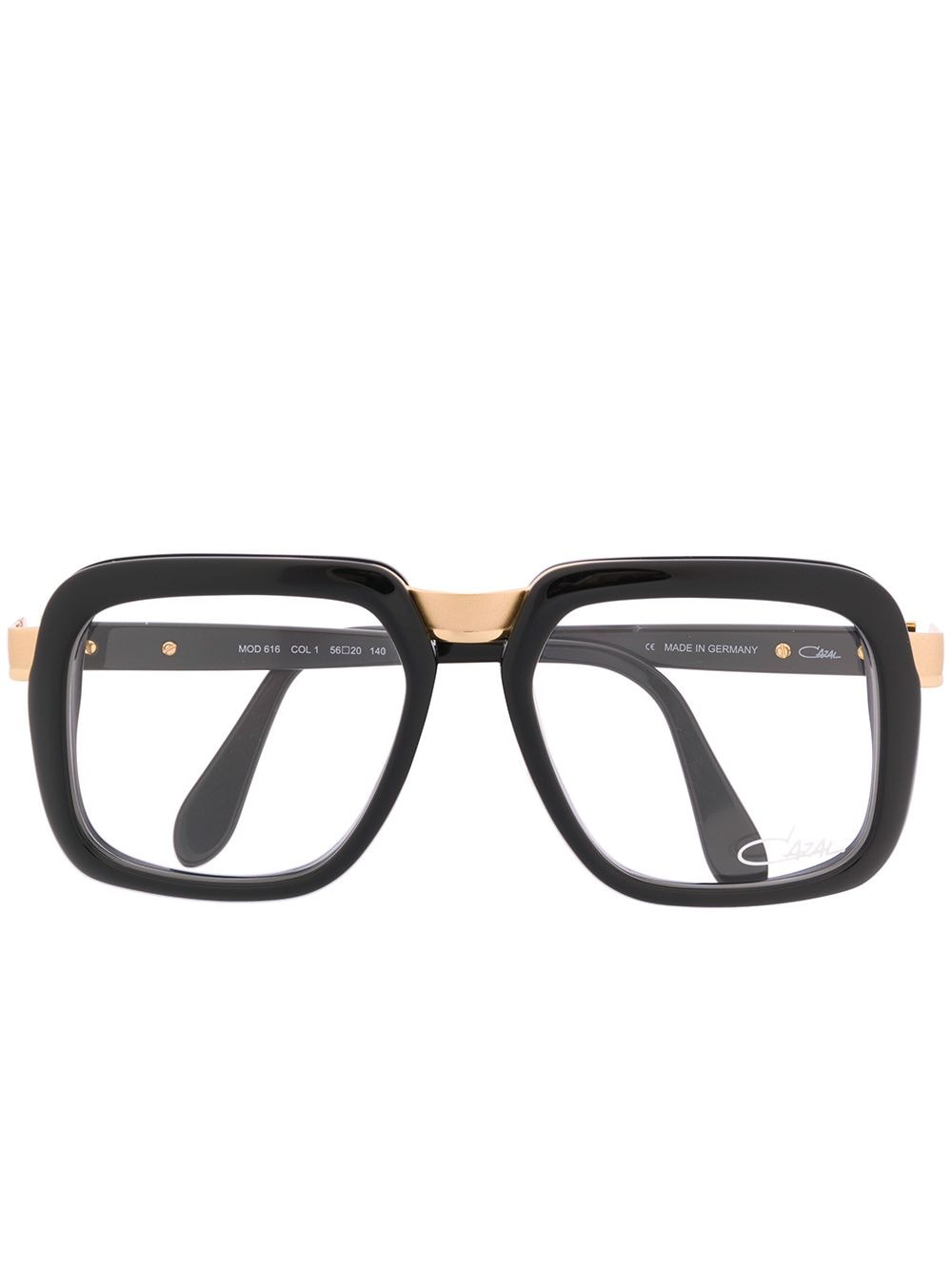 Cazal oversized square glasses - Black von Cazal