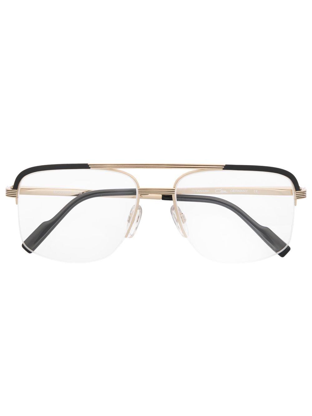 Cazal pilot-frame eyeglasses - Gold von Cazal