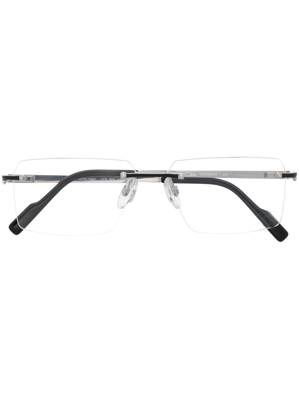 Cazal rectangle-frame eyeglasses - Black von Cazal