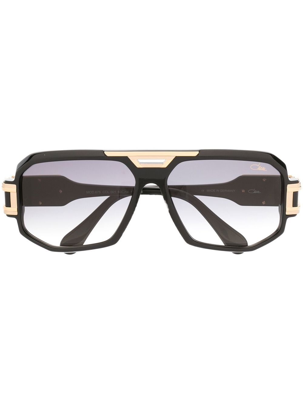Cazal square-frame tinted sunglasses - Black von Cazal