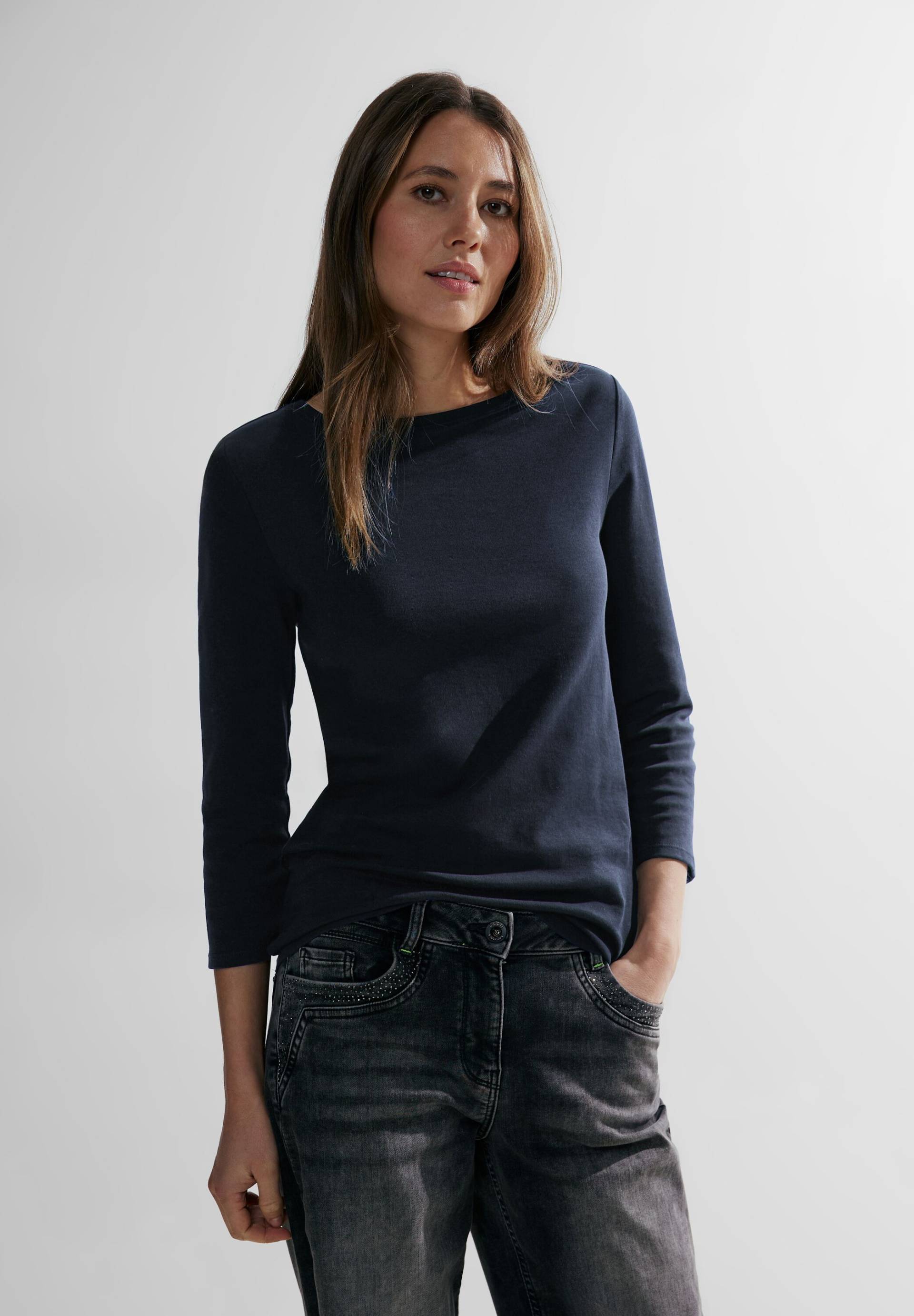 Cecil 3/4-Arm-Shirt »Basic Boatneck« von Cecil