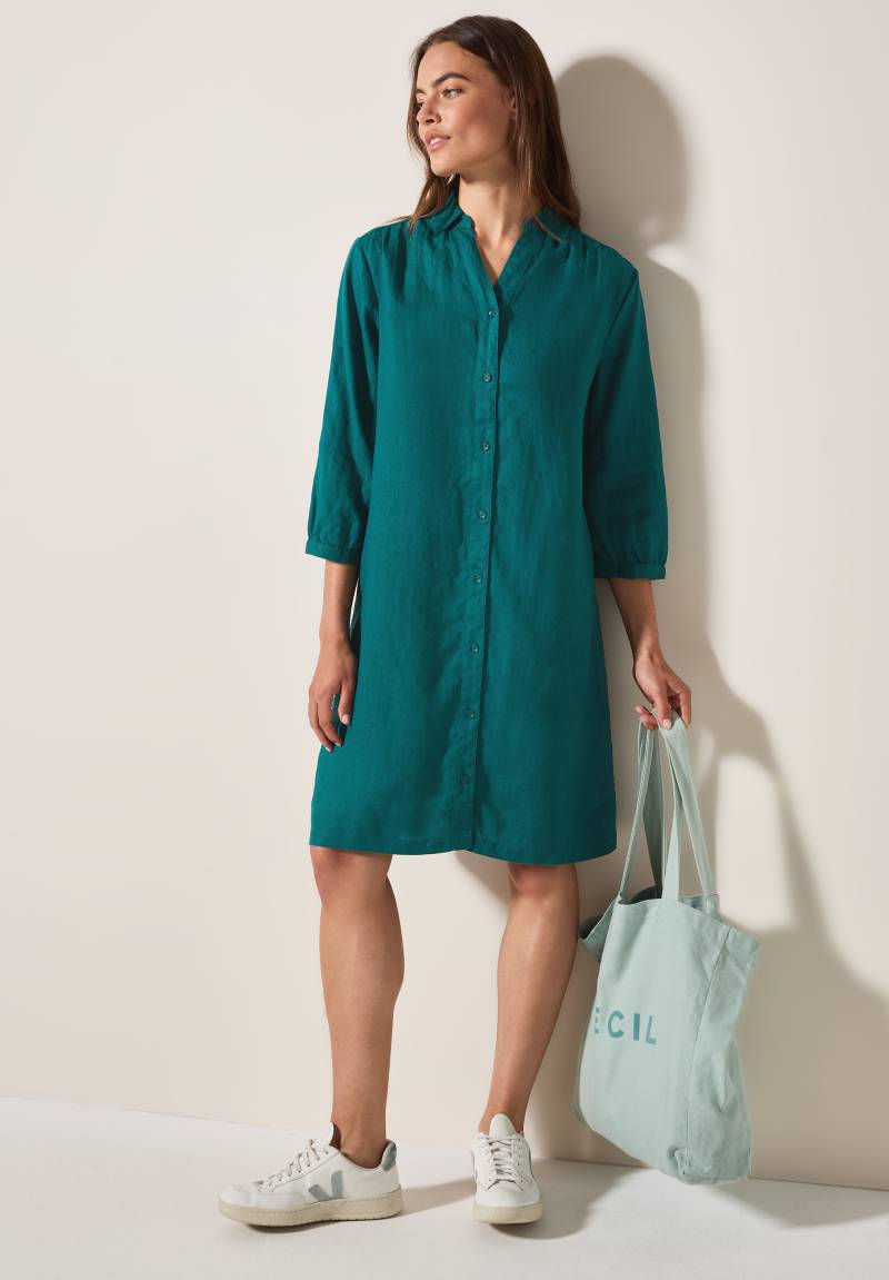 Cecil Blusenkleid, aus Leinen und mit 3/4-Arm von Cecil