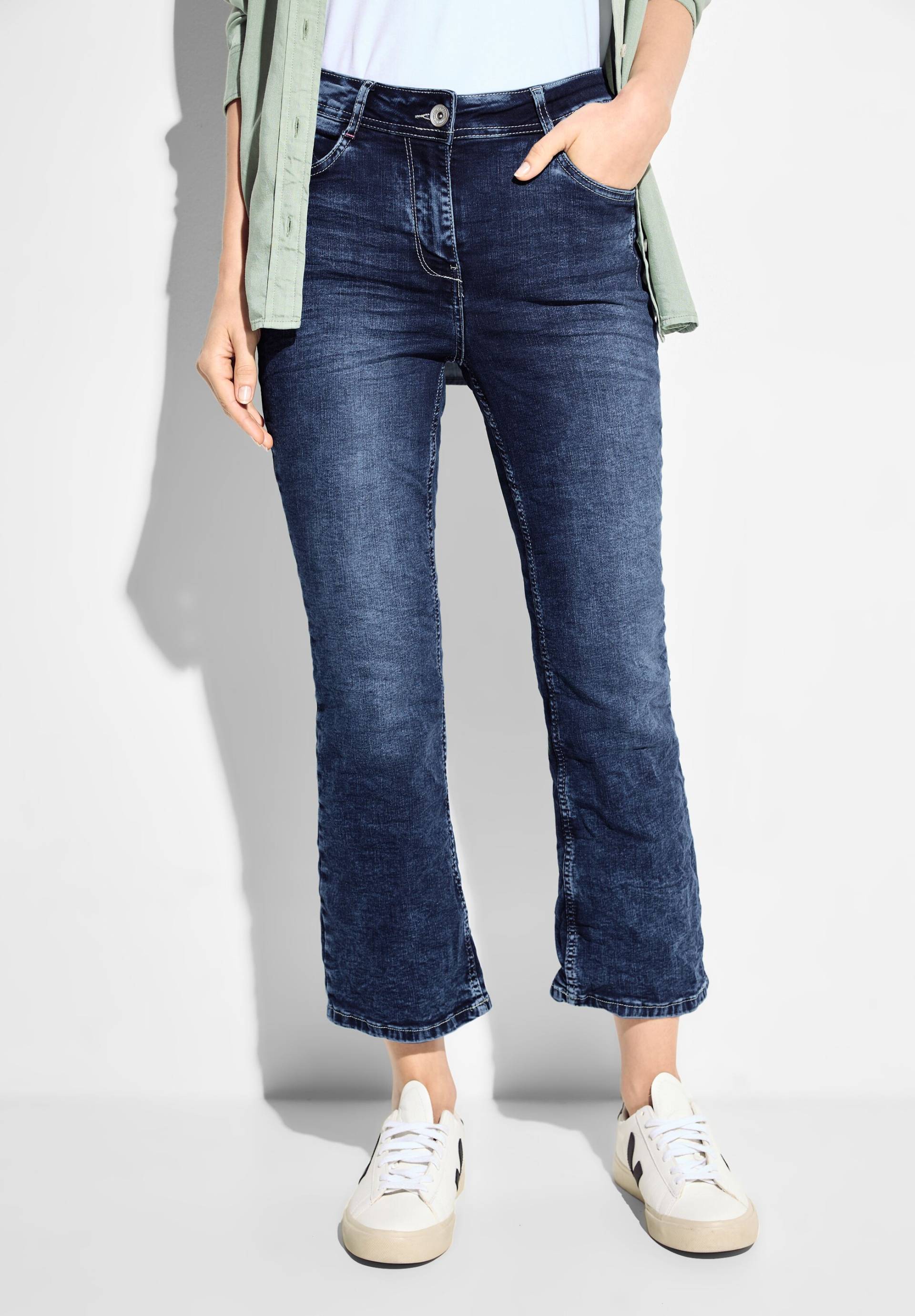 Cecil Bootcut-Jeans »Style Toronto«, in dunkelblauer Waschung von Cecil