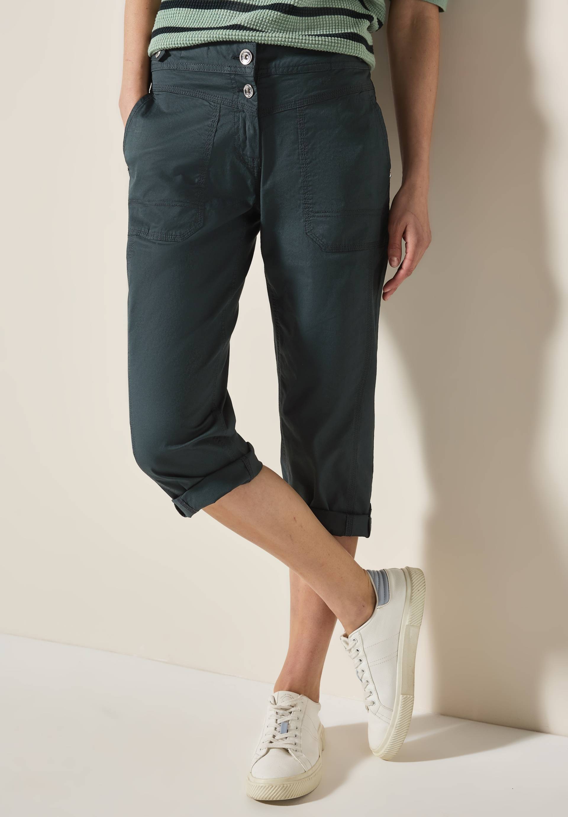 Cecil Caprihose »Style New York«, mit Knopfdetails am Bund von Cecil
