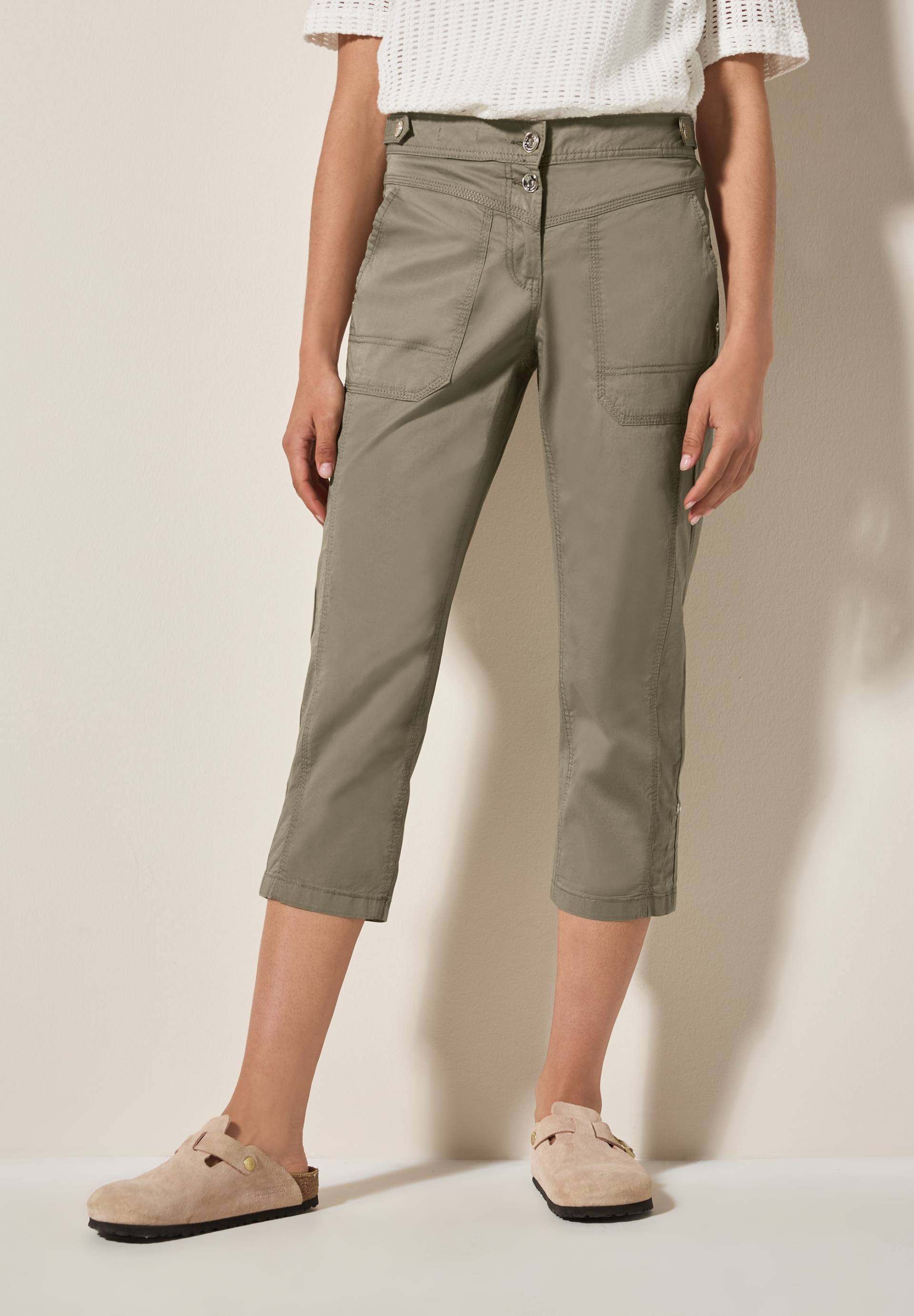 Cecil Caprihose »Style New York«, mit Knopfdetails am Bund von Cecil