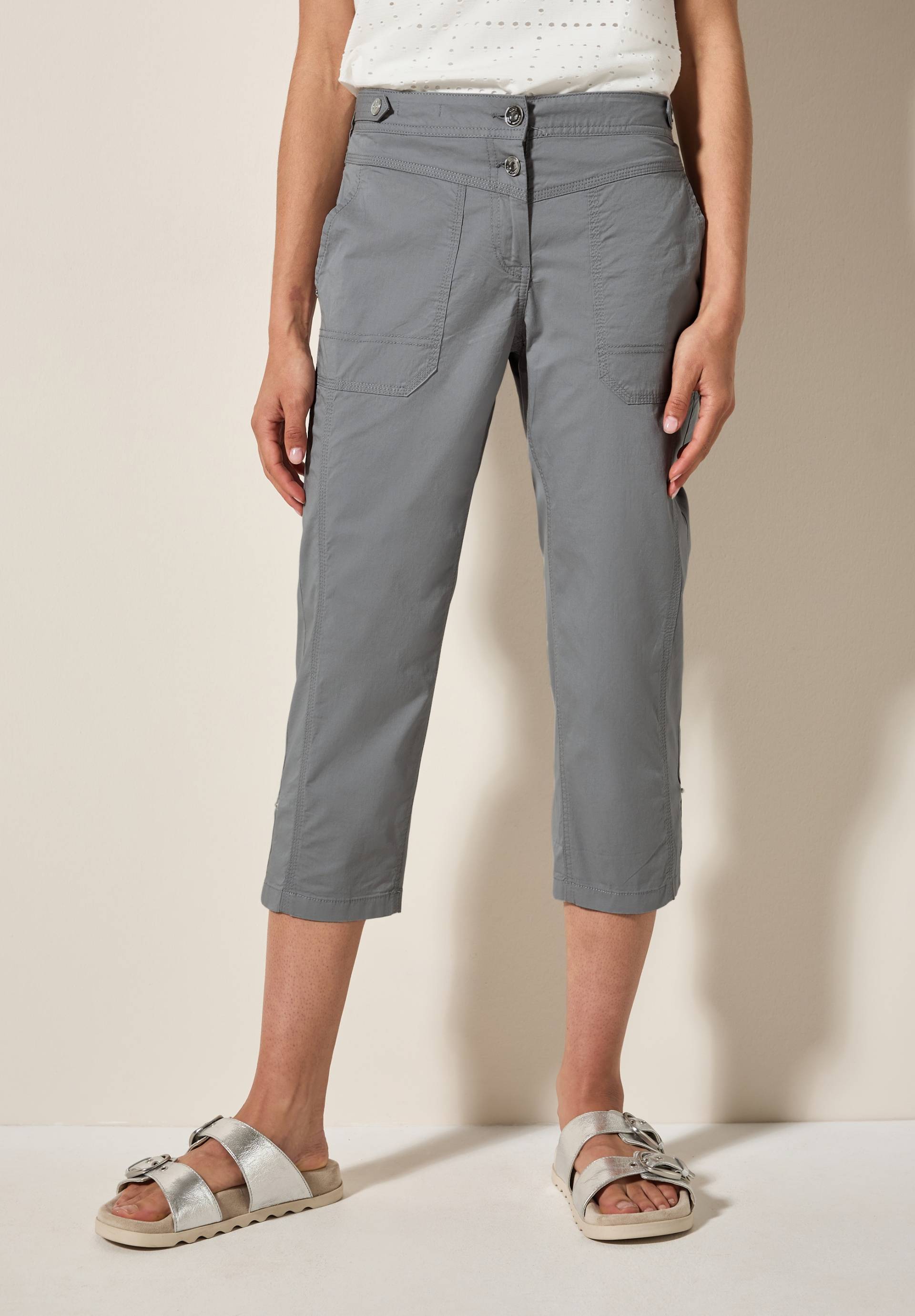 Cecil Caprihose »Style New York«, mit Knopfdetails am Bund von Cecil