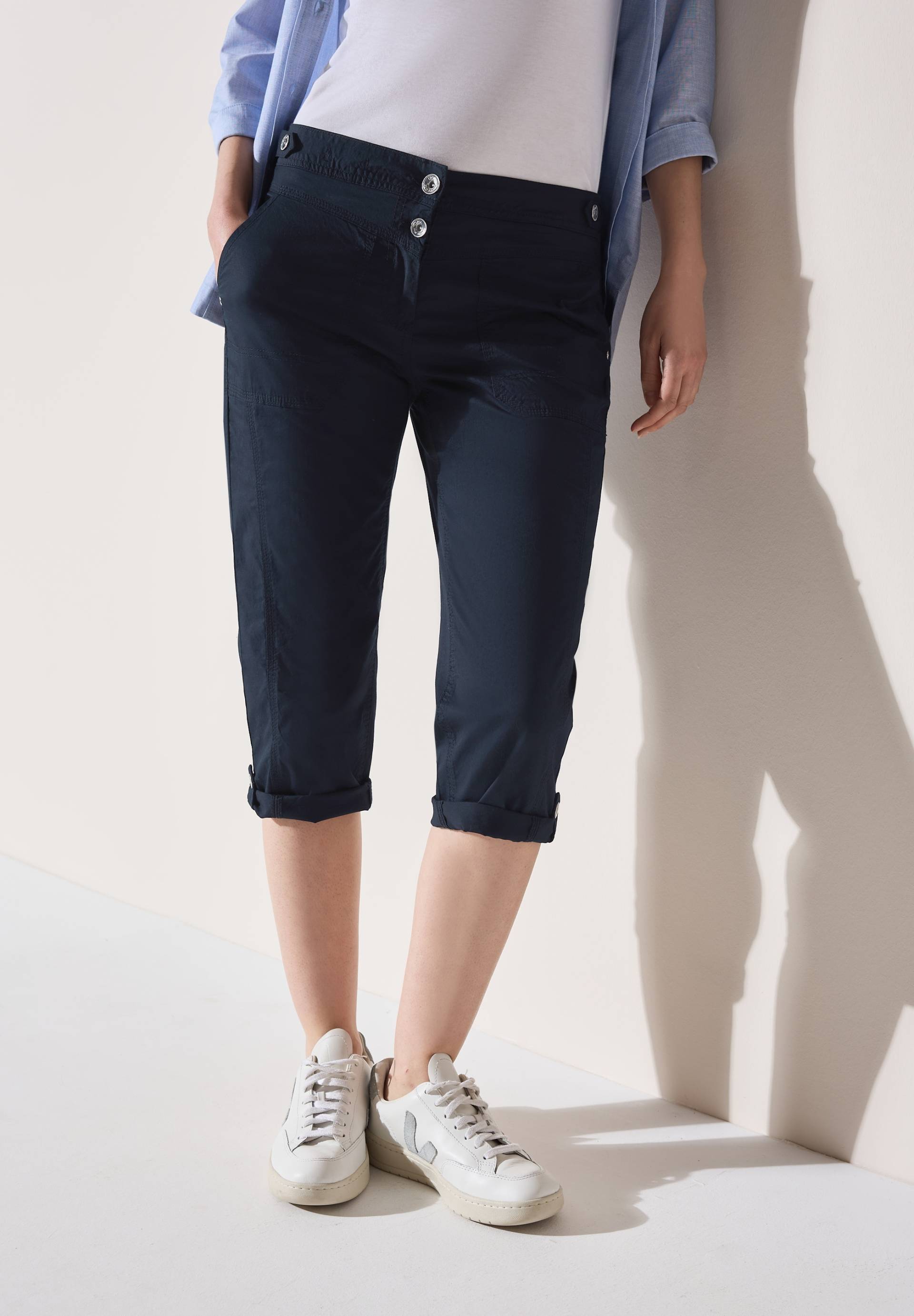 Cecil Caprihose »Style New York«, mit Knopfdetails am Bund von Cecil