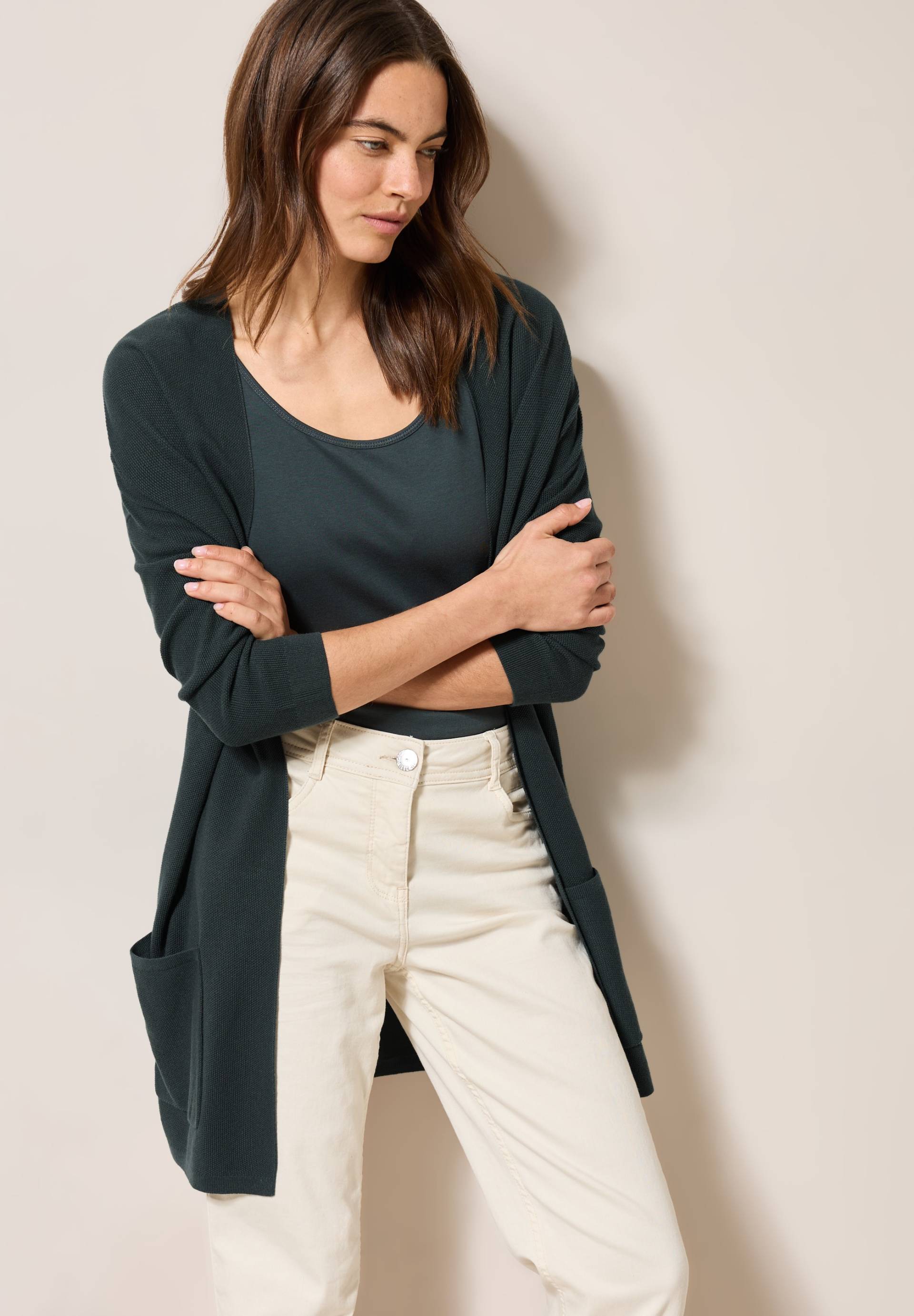 Cecil Cardigan, mit Taschen von Cecil