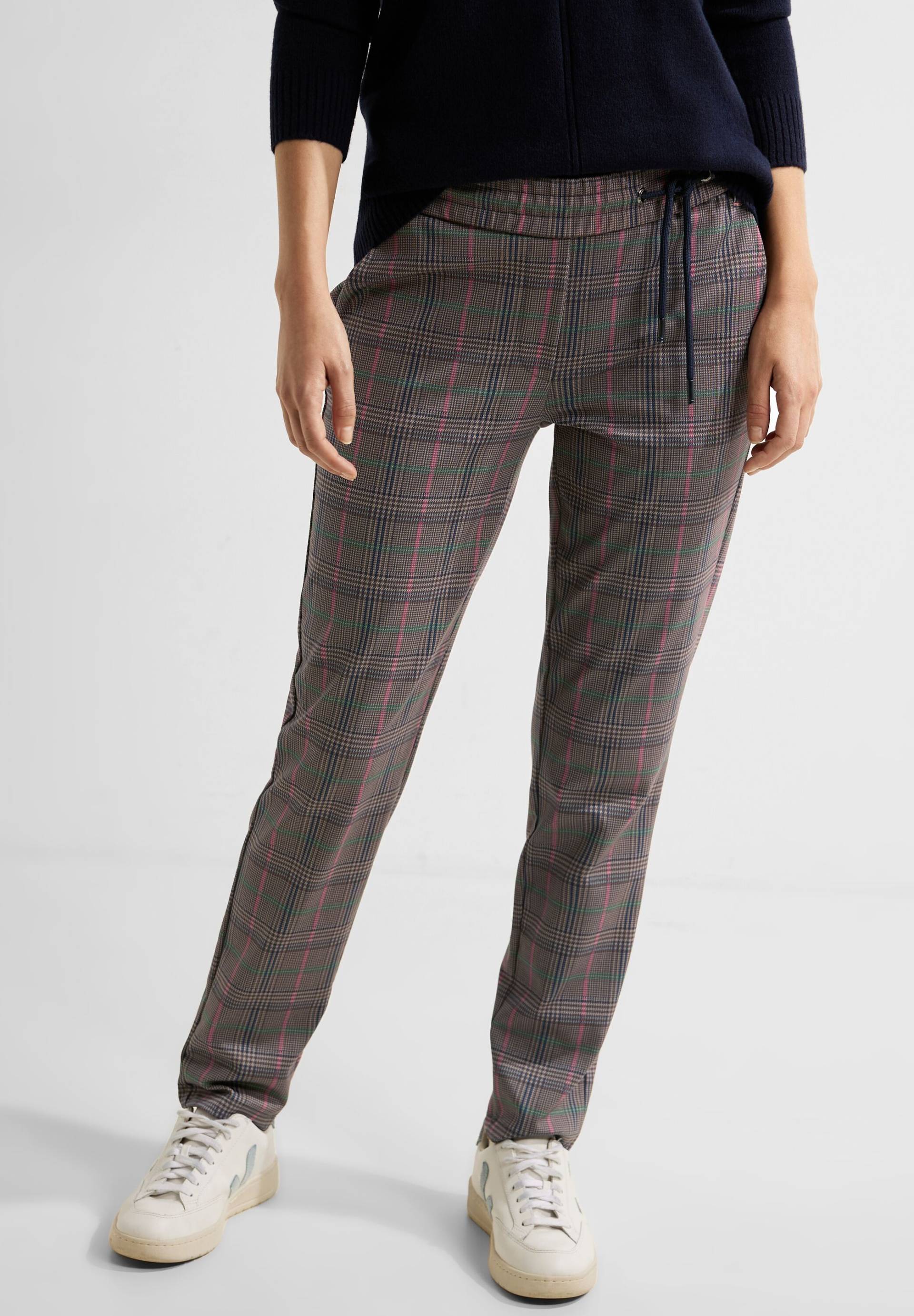 Cecil Jogger Pants »Damenhose Tracey Check«, Karomuster von Cecil