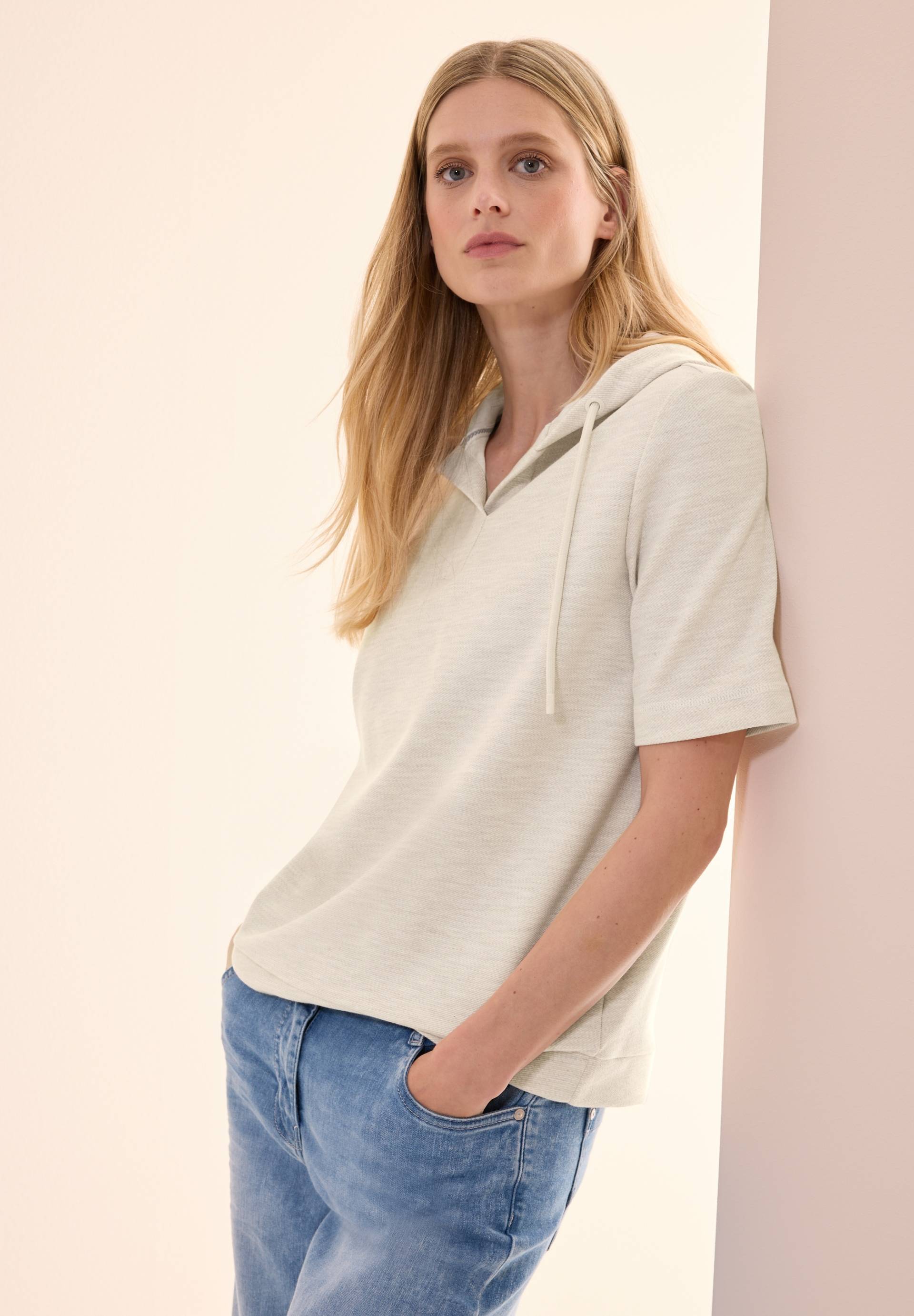 Cecil Kapuzensweatshirt, kurzarm von Cecil