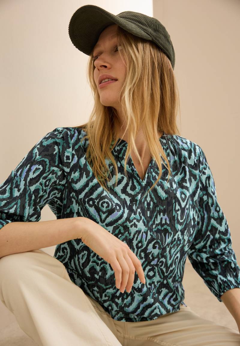 Cecil Klassische Bluse, mit All-Over Print von Cecil