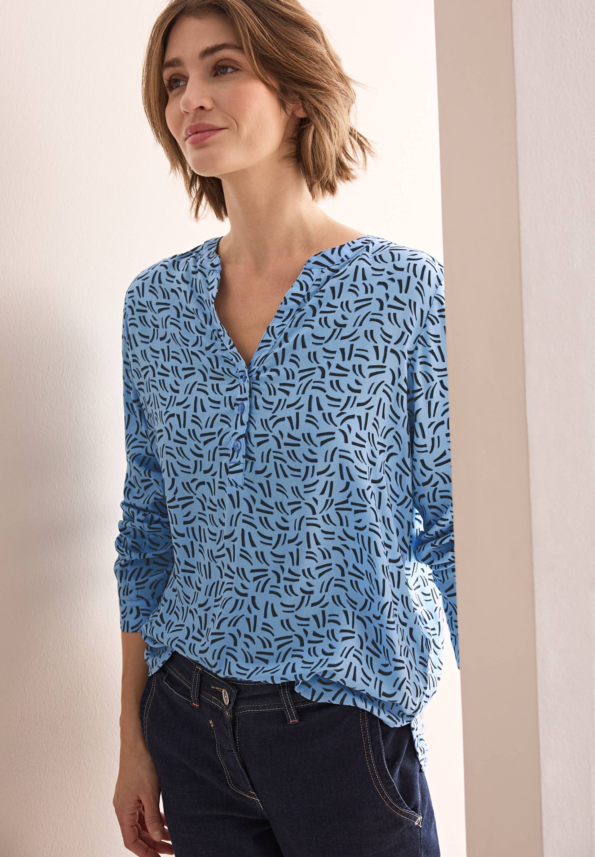 Cecil Langarmbluse, mit All-Over Print von Cecil