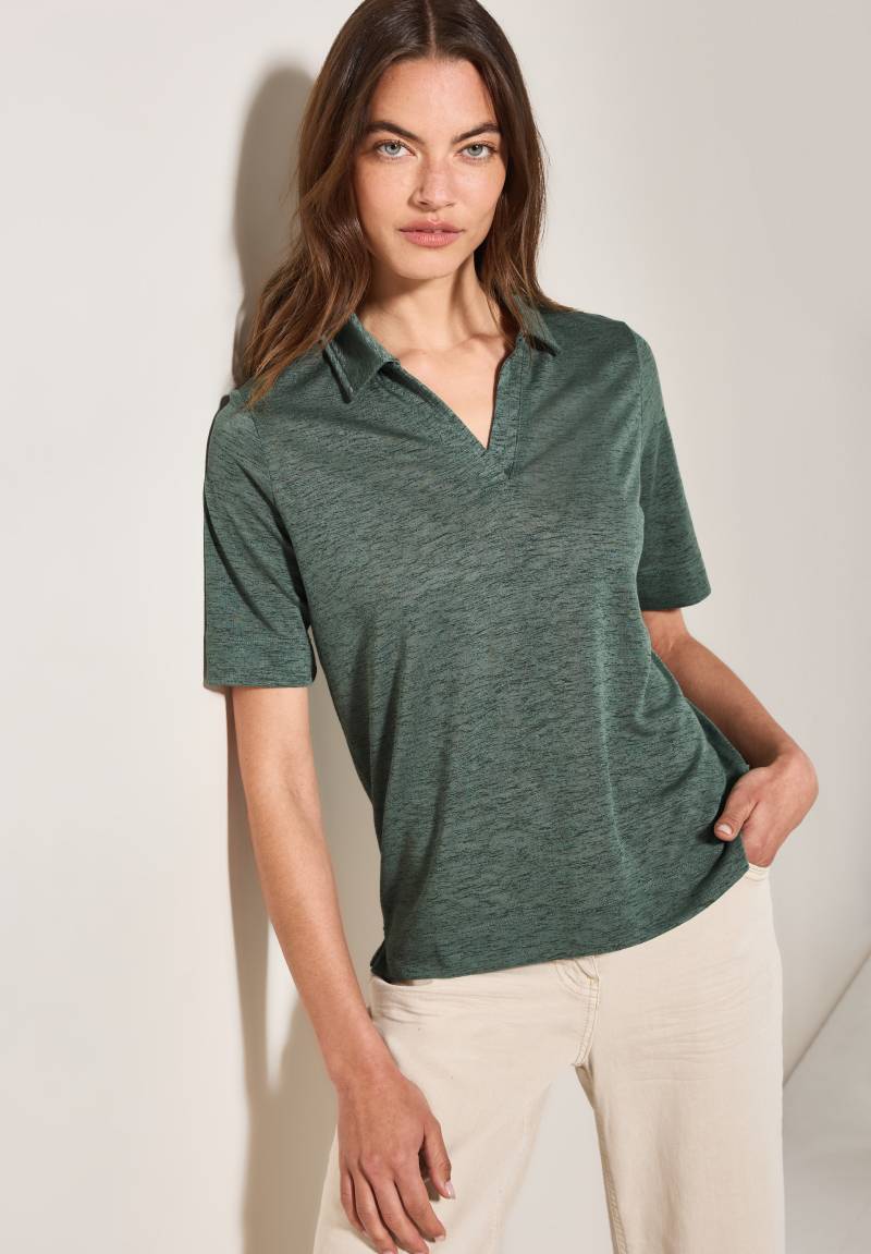 Cecil Poloshirt, in Leinen-Optik von Cecil