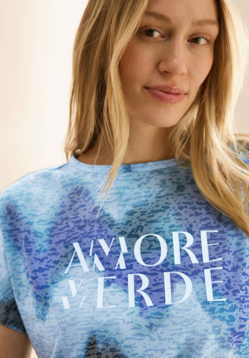 Cecil Print-Shirt, mit Schriftzug von Cecil