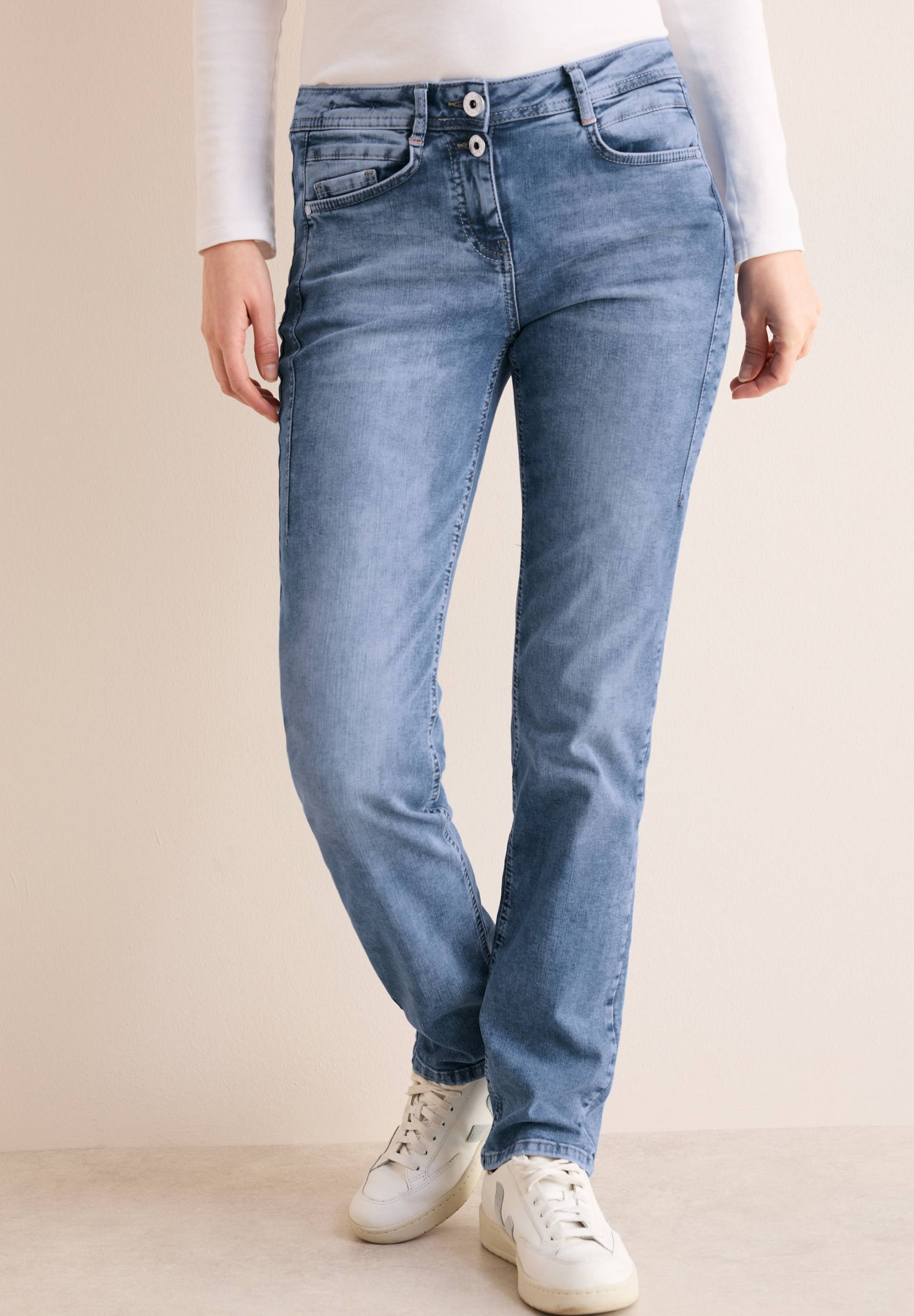 Cecil Regular-fit-Jeans »Style Scarlett«, in hellblauer Waschung Cecil Regular-fit-Jeans »Style Scarlett«, in hellblauer Waschung von Cecil