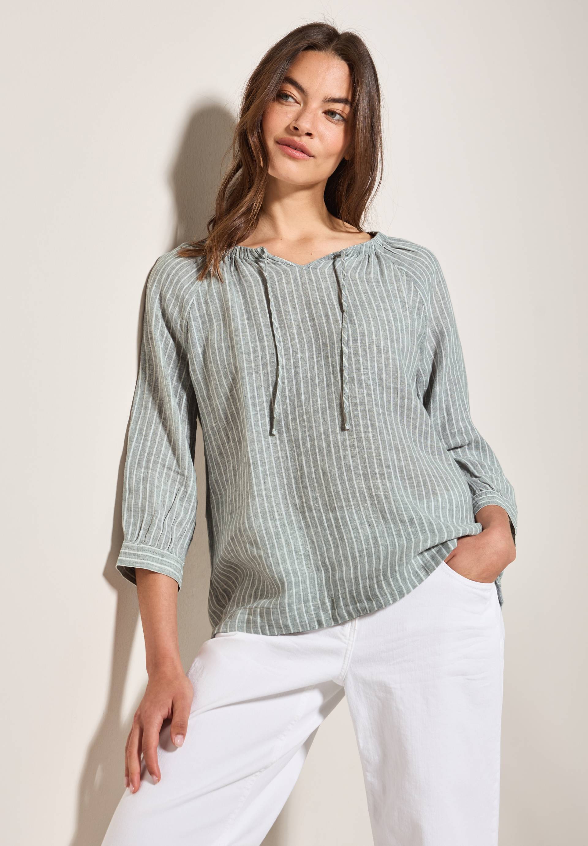 Cecil Shirtbluse, 3/4-Arm in Streifen-Optik von Cecil