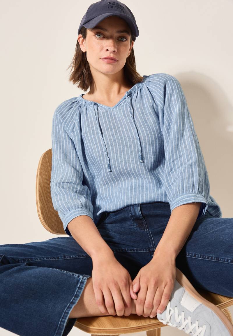 Cecil Shirtbluse, 3/4-Arm in Streifen-Optik von Cecil