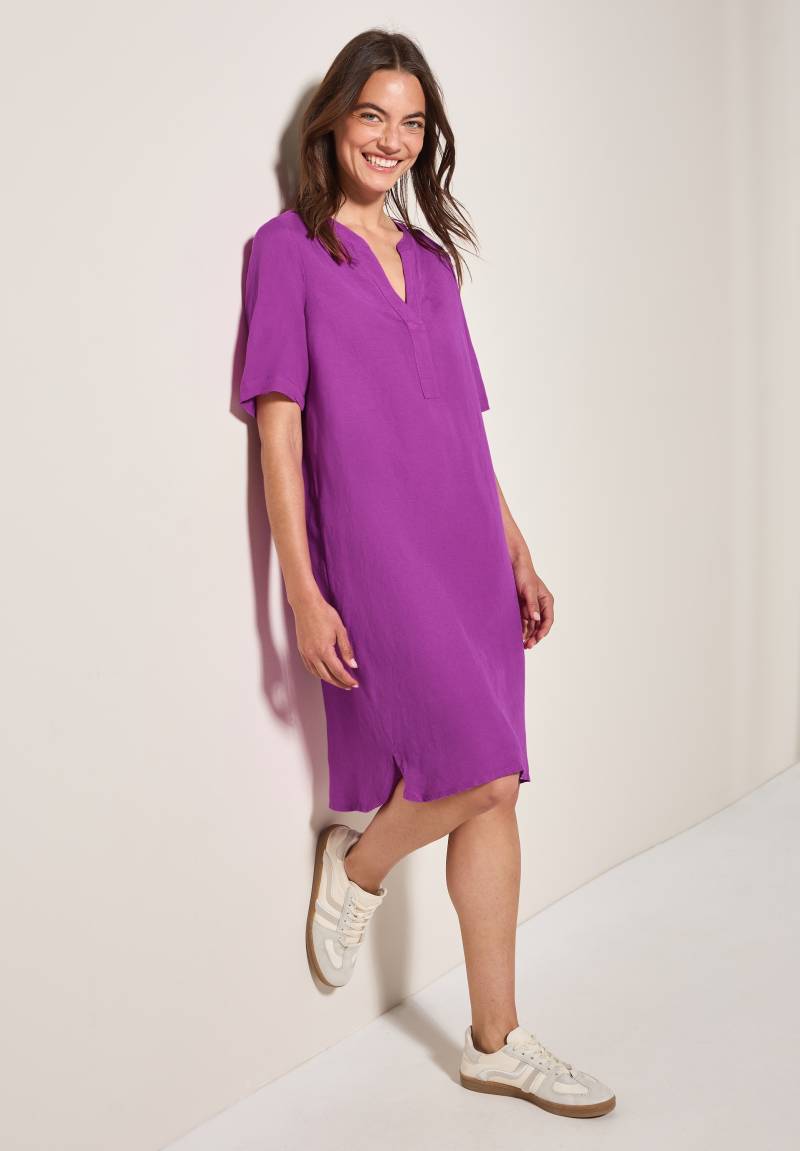 Cecil Sommerkleid, Splitneck, mit Leinen von Cecil