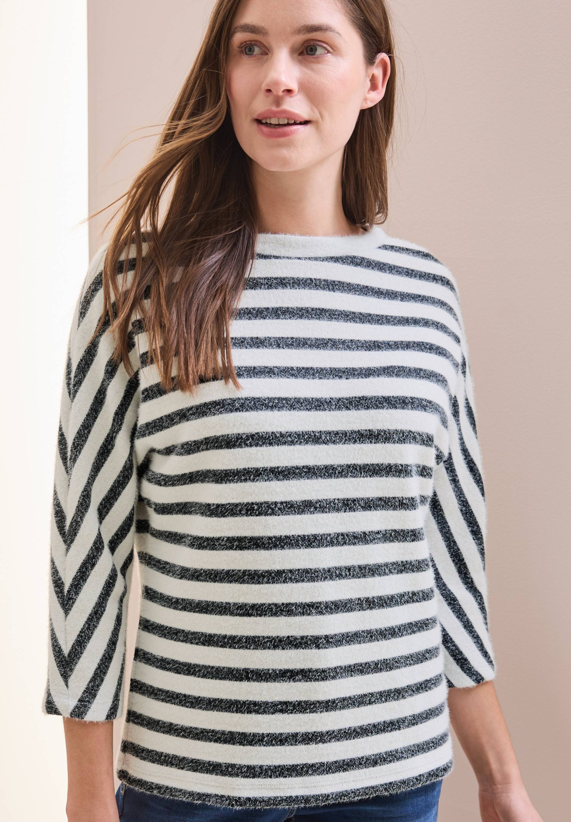 Cecil Streifenpullover, mit Streifenmuster Cecil Streifenpullover, mit Streifenmuster von Cecil
